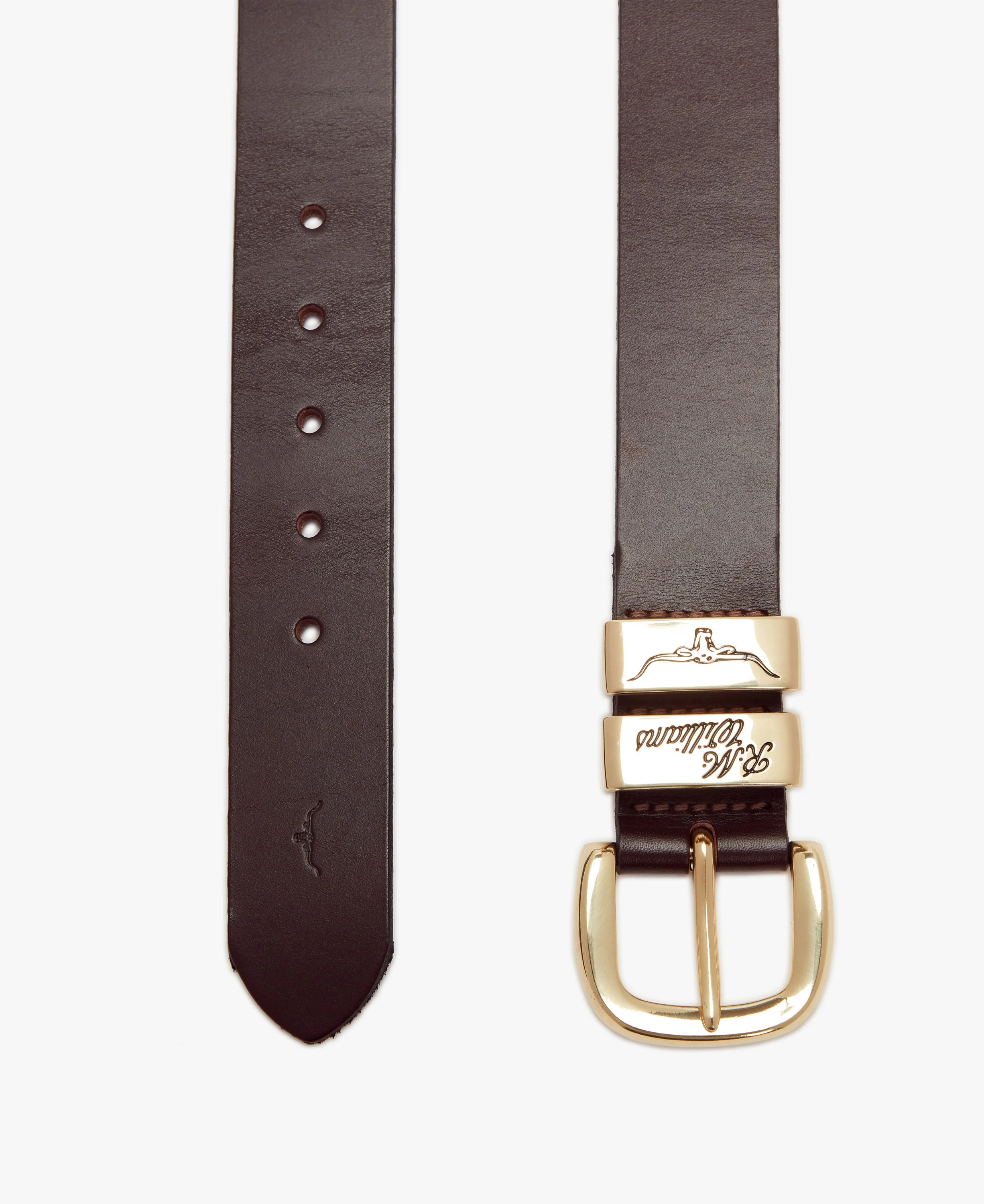 Drover Belt - Chestnut/Brass Buckle - Image 4