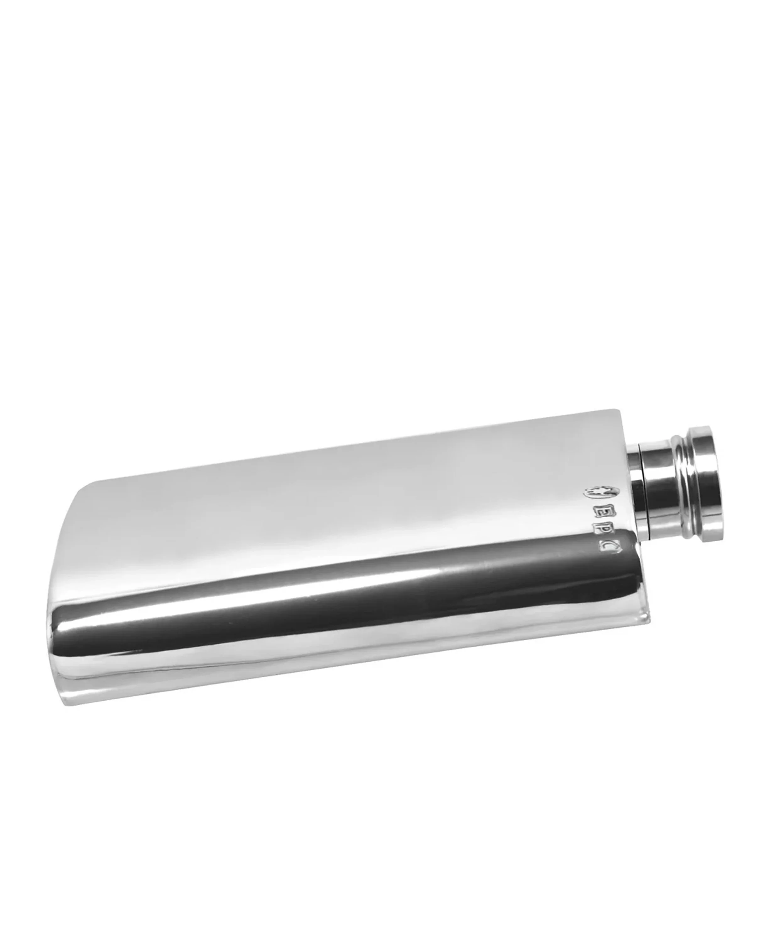 6oz Rectangular Pewter Hip Flask - Image 2