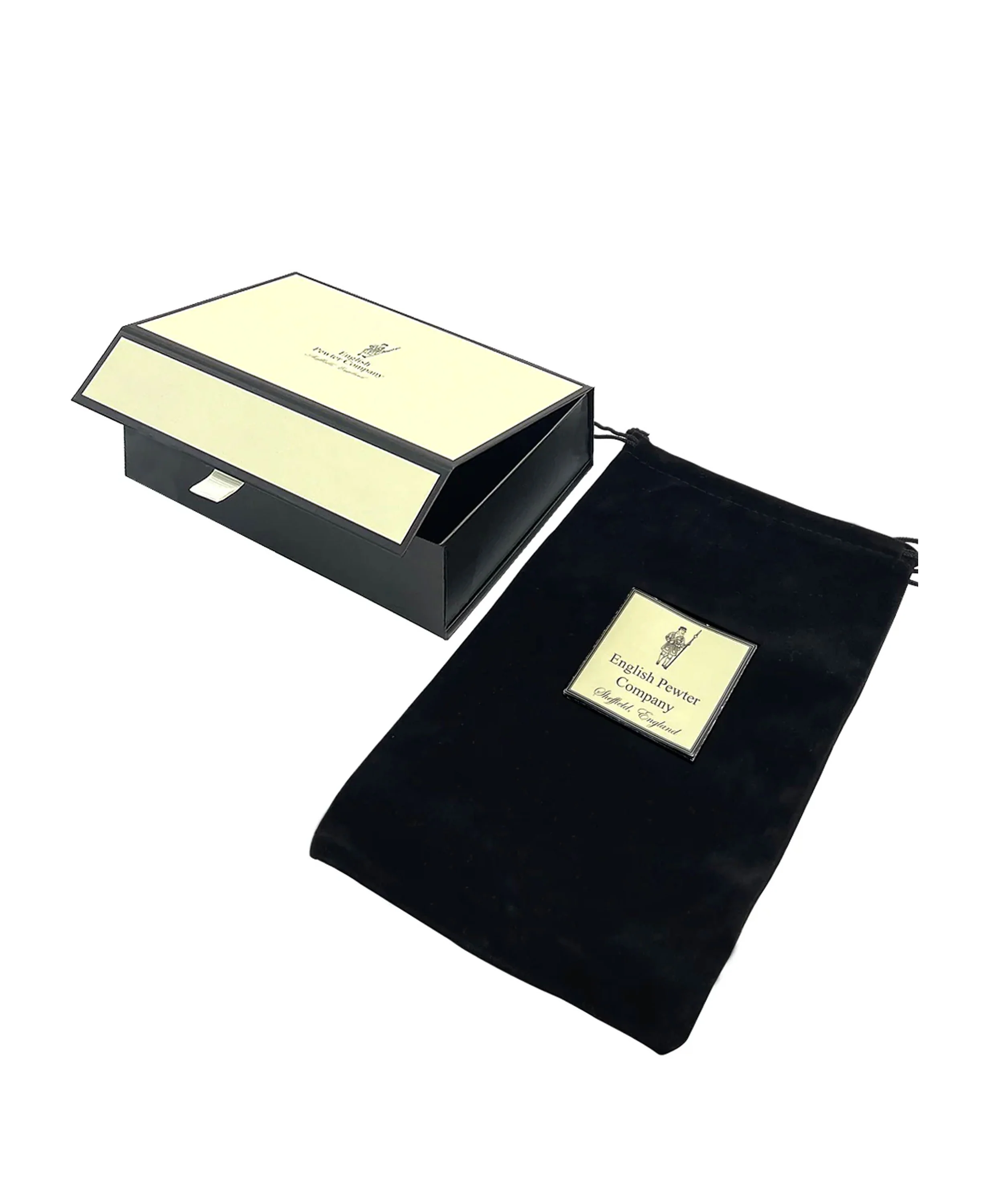 6oz Rectangular Pewter Hip Flask - Image 3