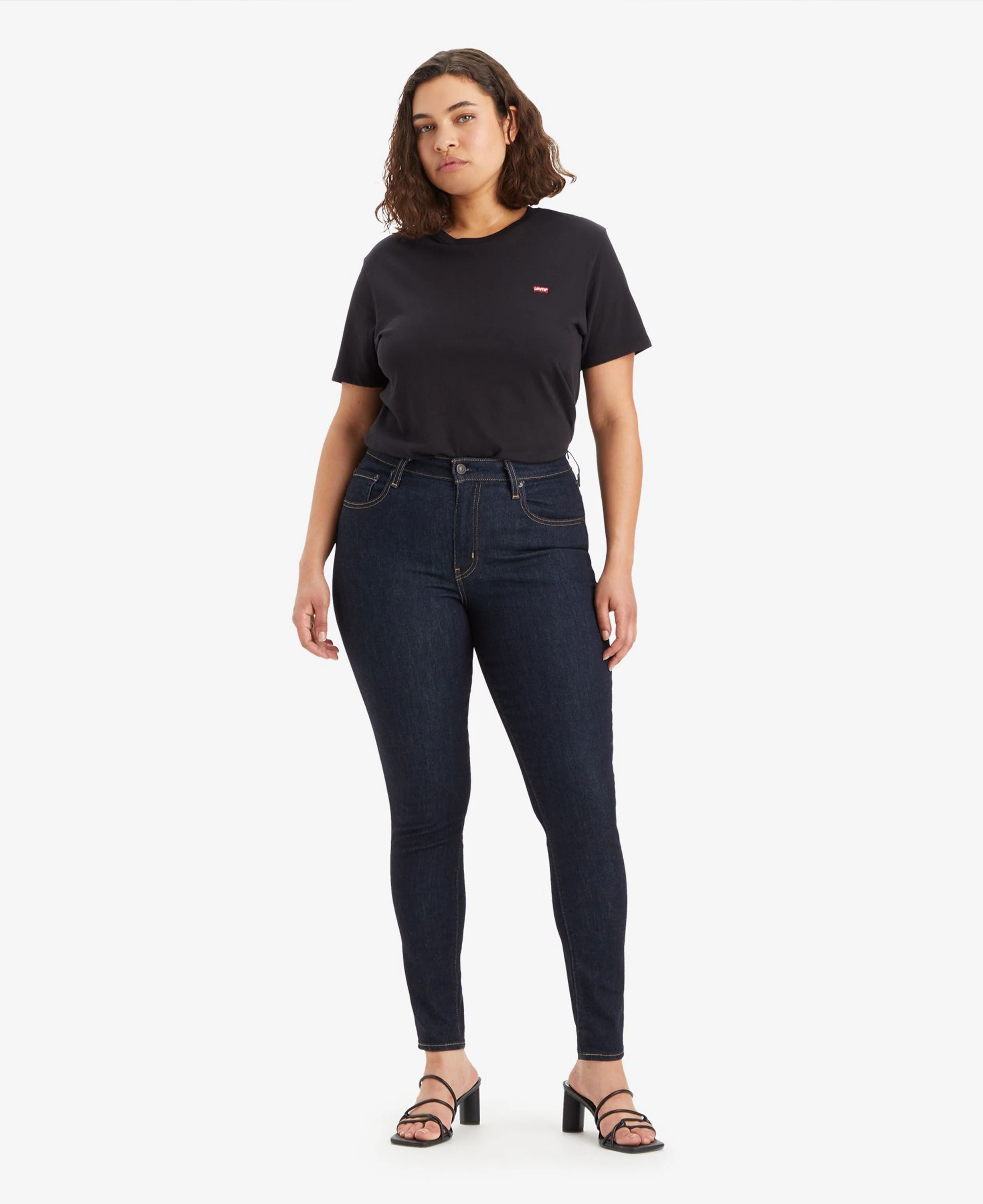 721 High Rise Skinny - Blue Wave Rinse - Image 4