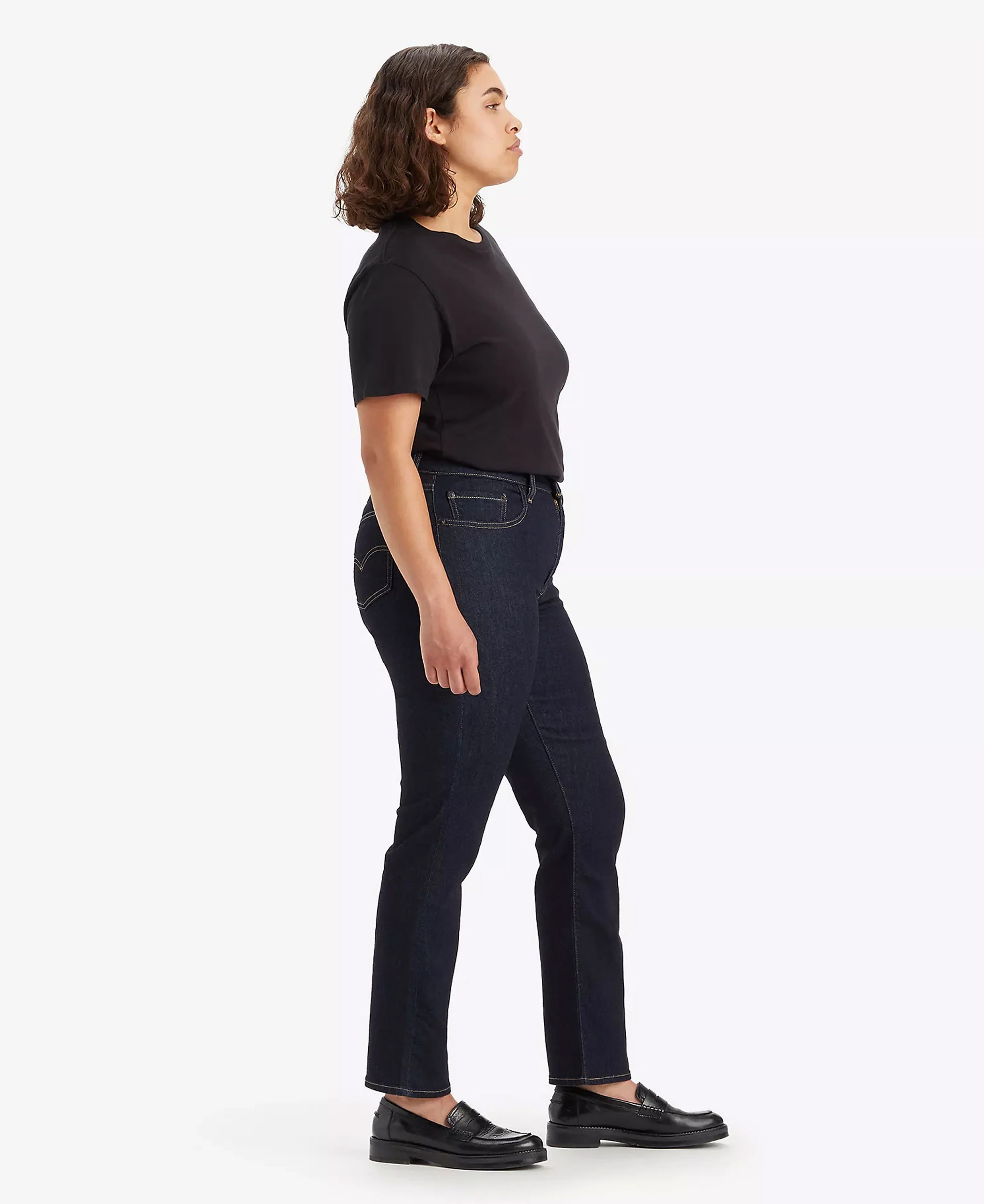 724 High Rise Straight Jeans - Blue Wave Rinse - Image 4