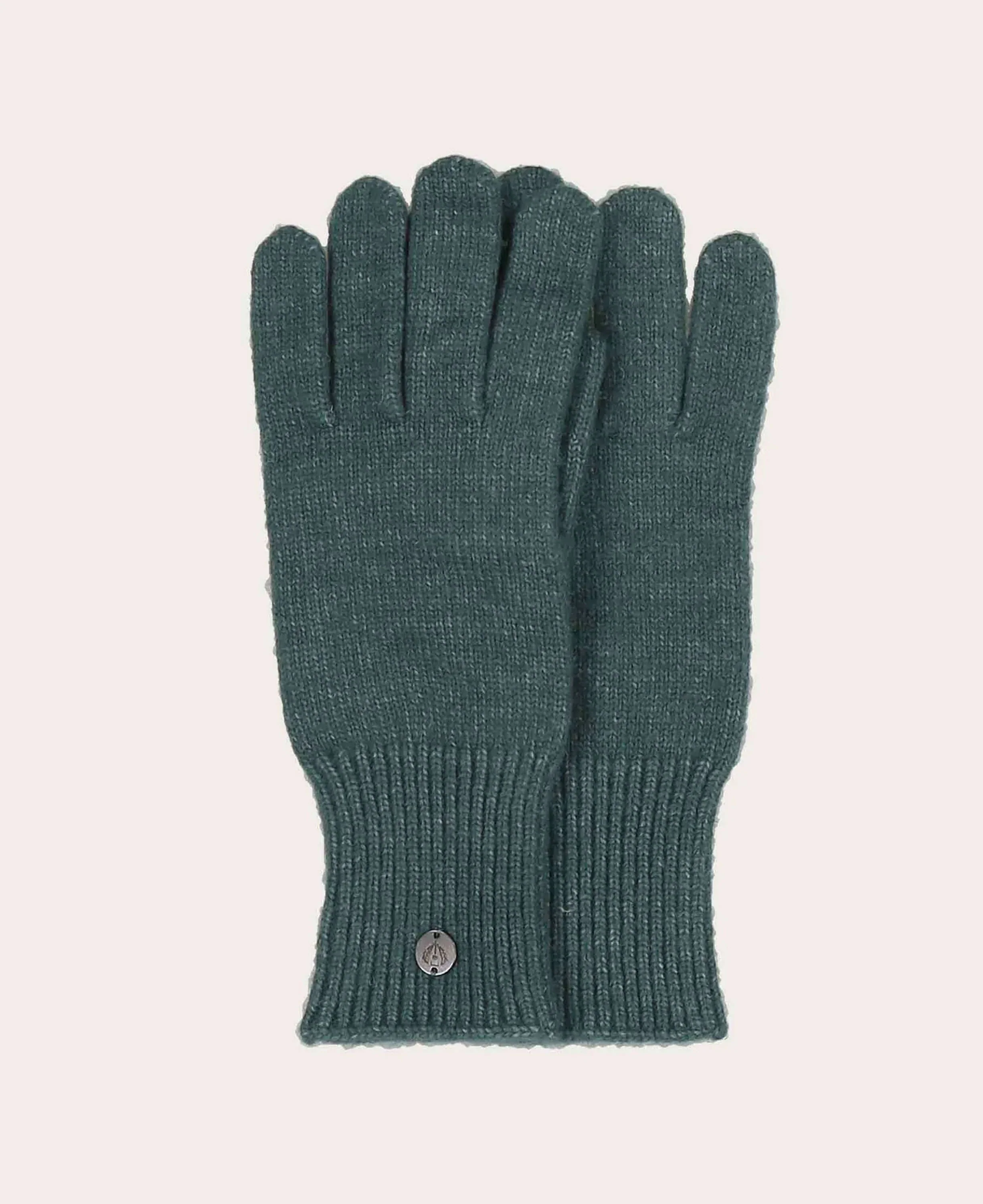 Knitted Wool-Blend Gloves - Crystal Teal - Image 3