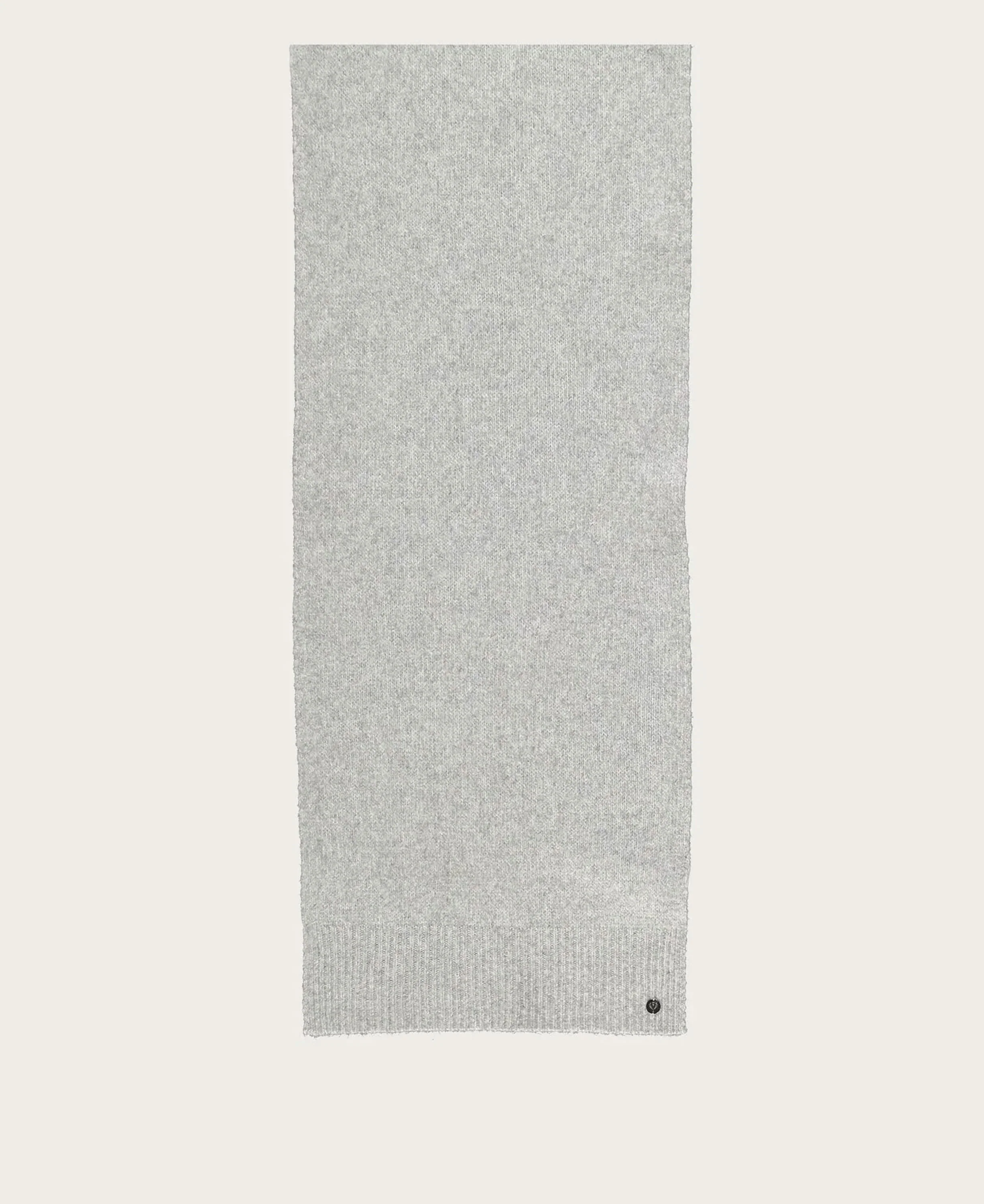 Knitted Wool-Blend Scarf - Silver - Image 4