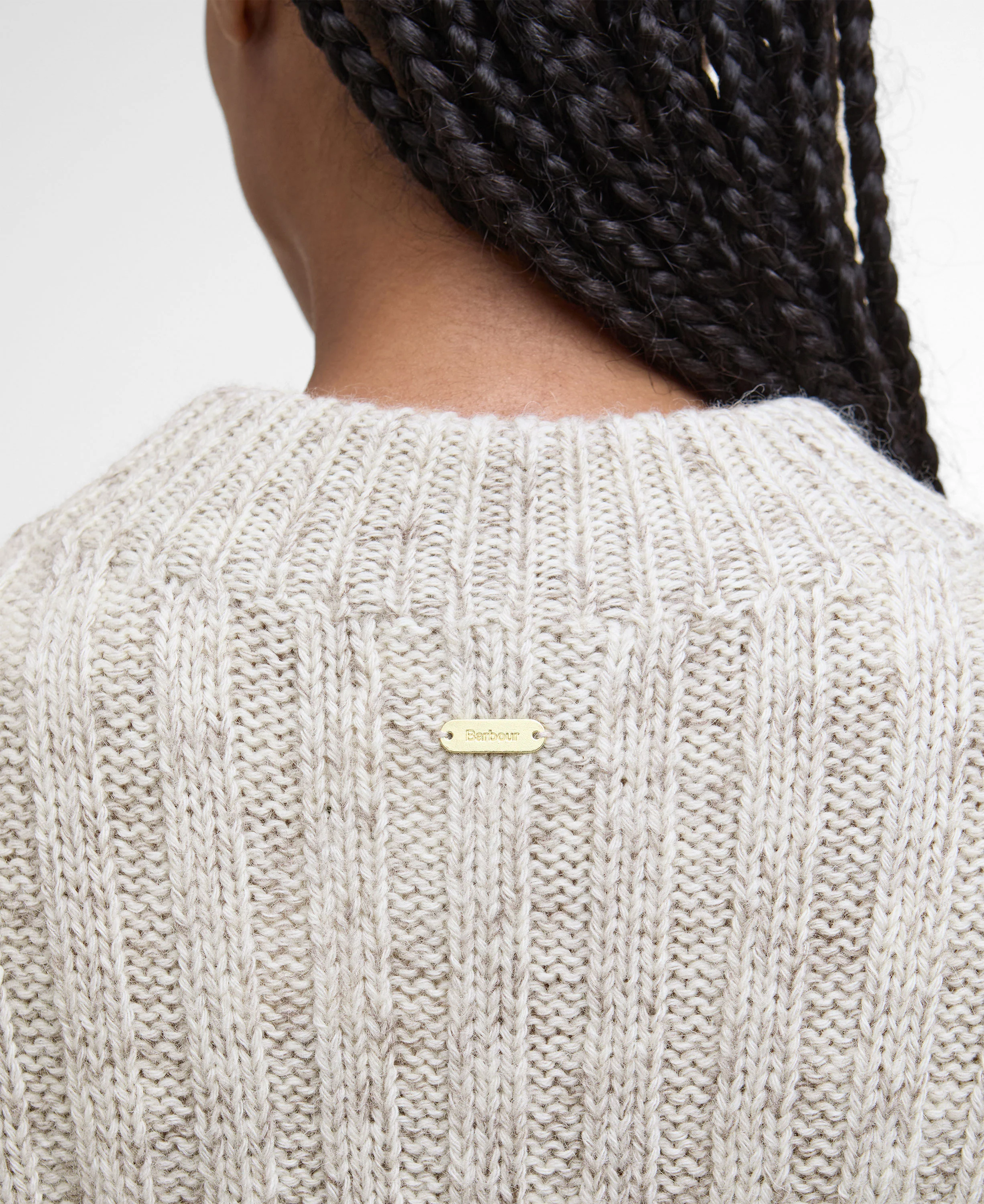Anastasia Knitted Vest - Oat - Image 5