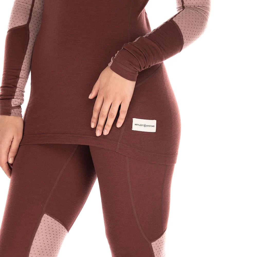 Darkhorse 185 Zoned 1/4 Zip Baselayer - Andorra/Twilight Mauve - Image 8