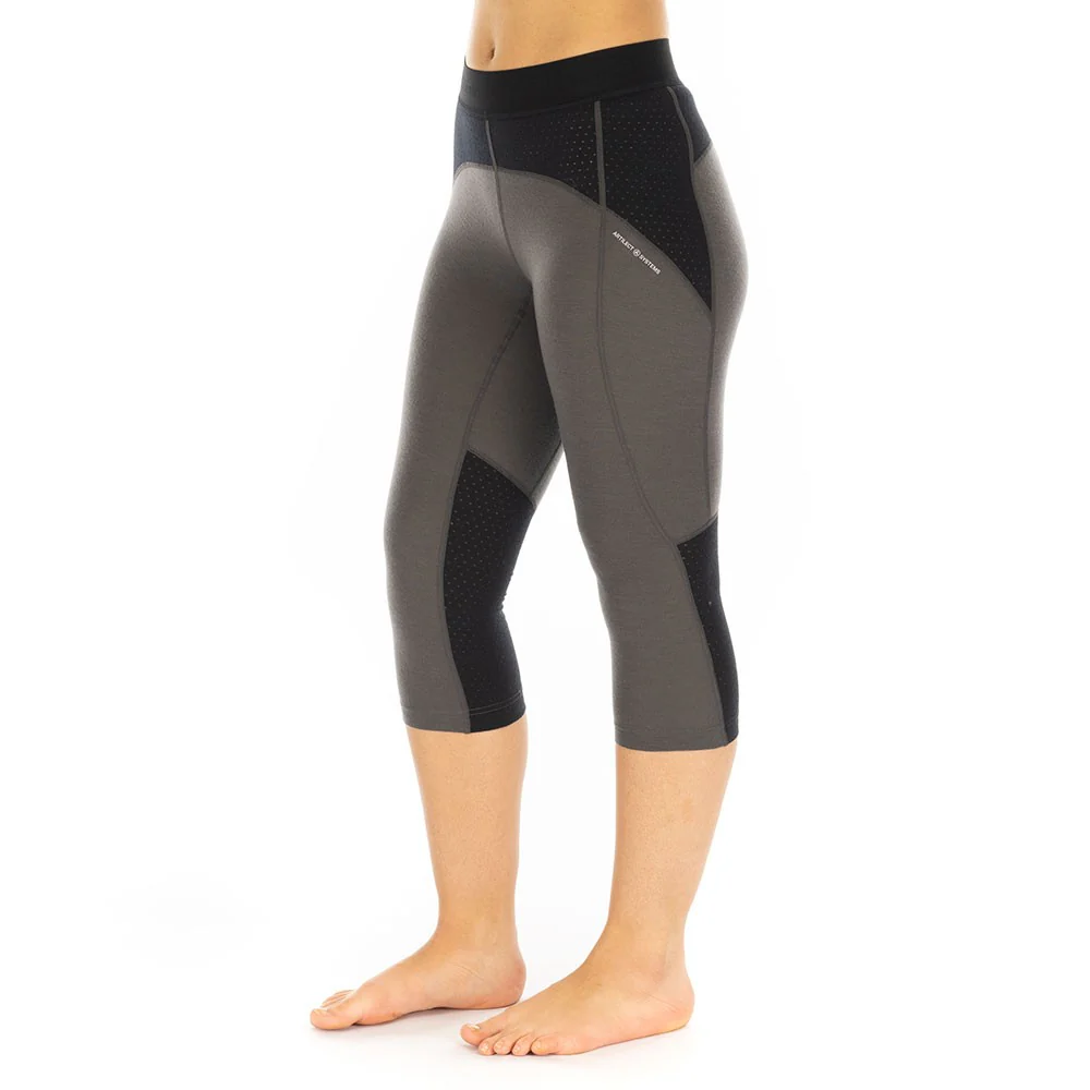 Darkhorse 185 Zoned 3/4 Leggings - Ash/Black - Image 5