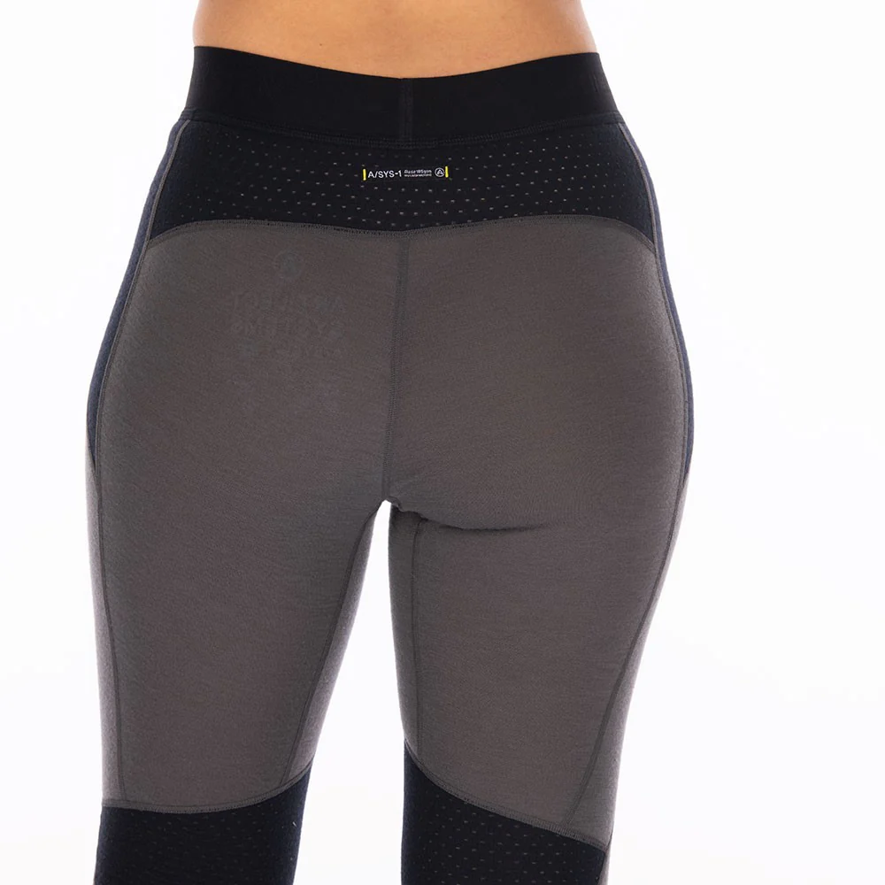 Darkhorse 185 Zoned 3/4 Leggings - Ash/Black - Image 9