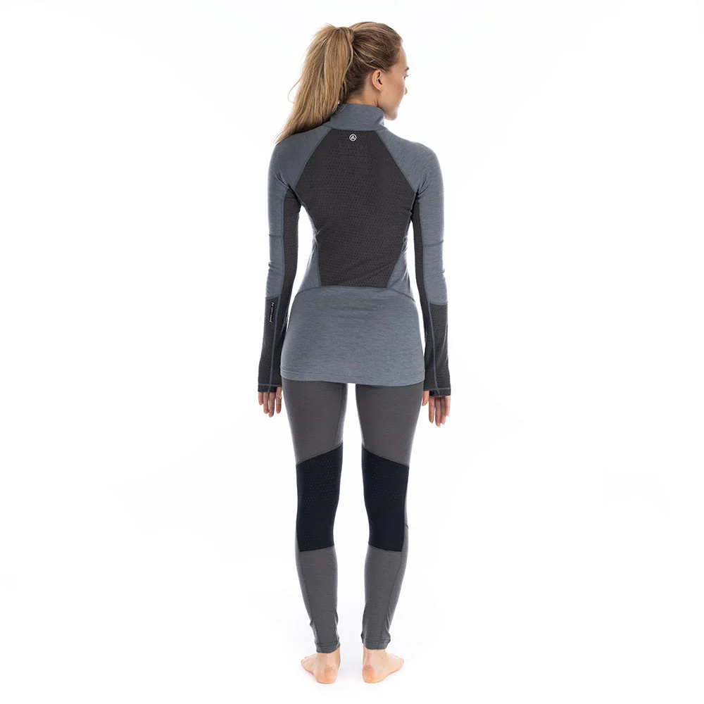 Goldhill 125 Zoned 1/4 Zip Baselayer - Storm Blue/Ash - Image 6