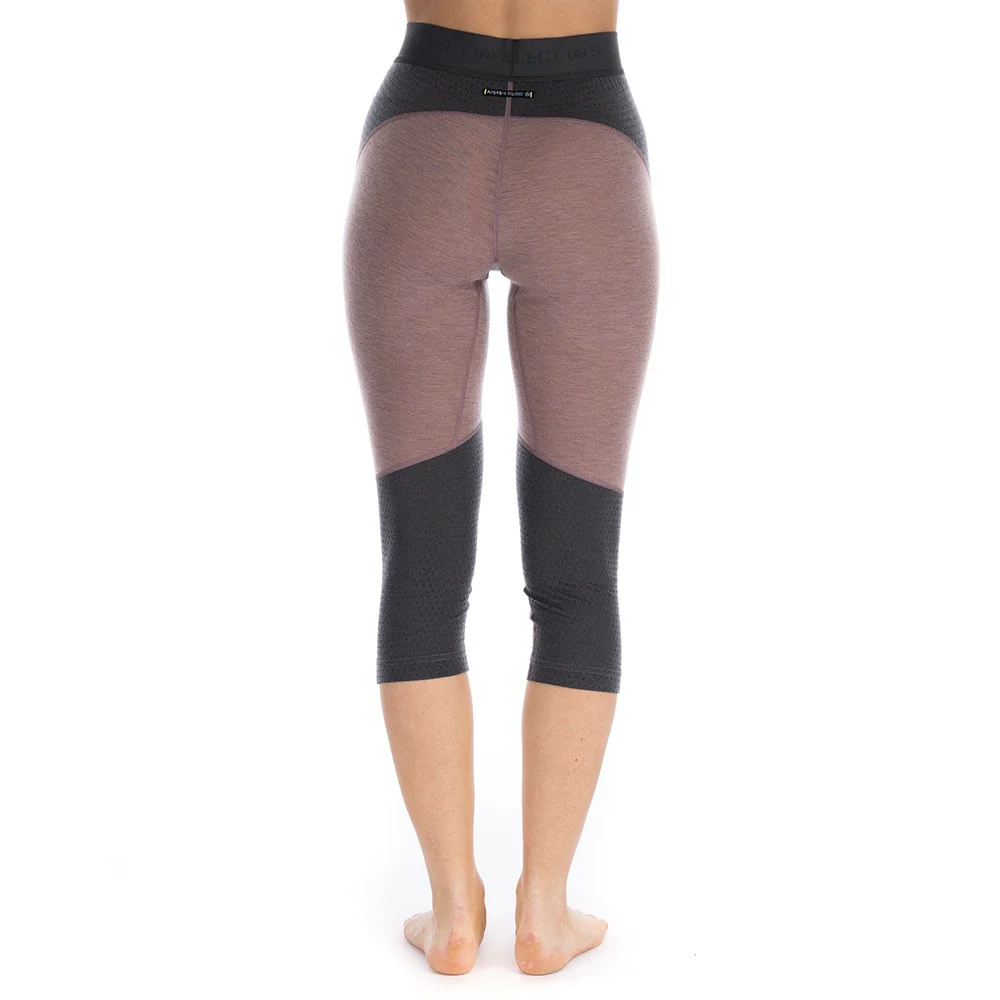 Goldhill 125 Zoned 3/4 Leggings - Twilight Mauve/Ash - Image 5