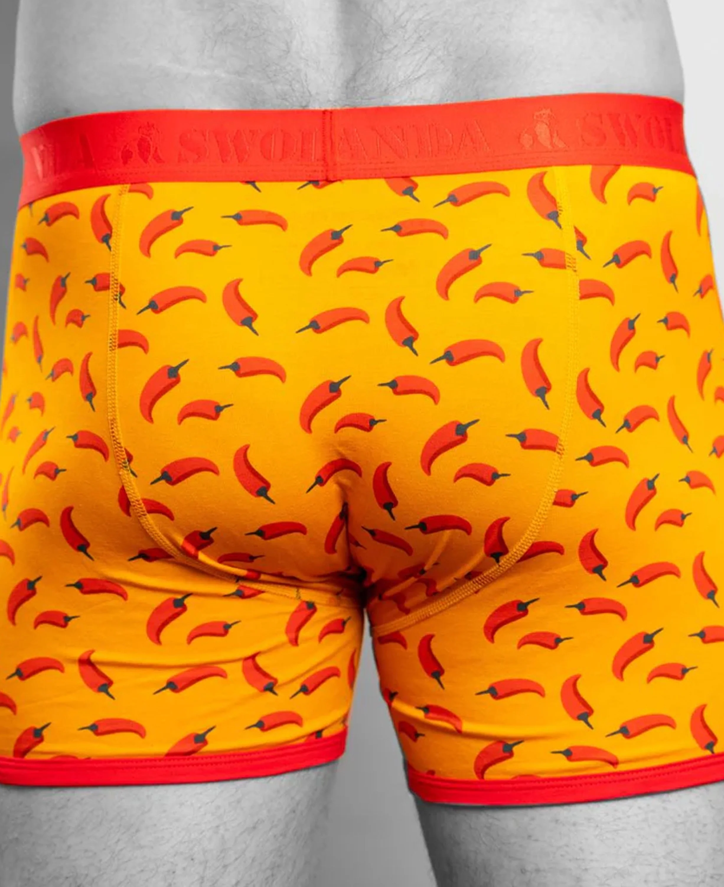 Bamboo Boxers - Chillies/Red Band - Image 3
