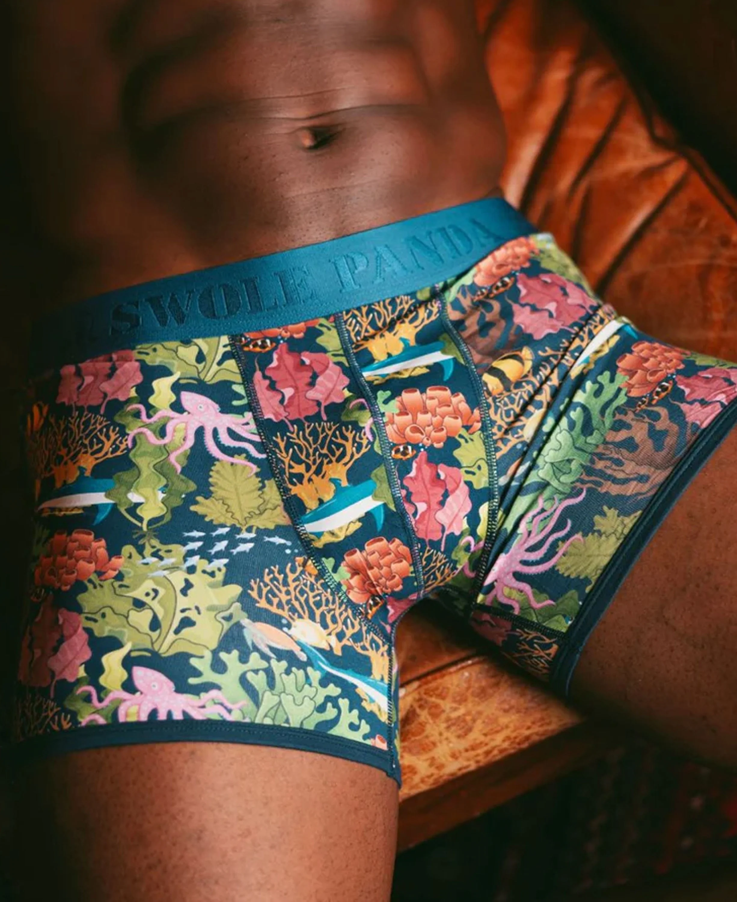 Bamboo Boxers - Marine/Navy Band - Image 4