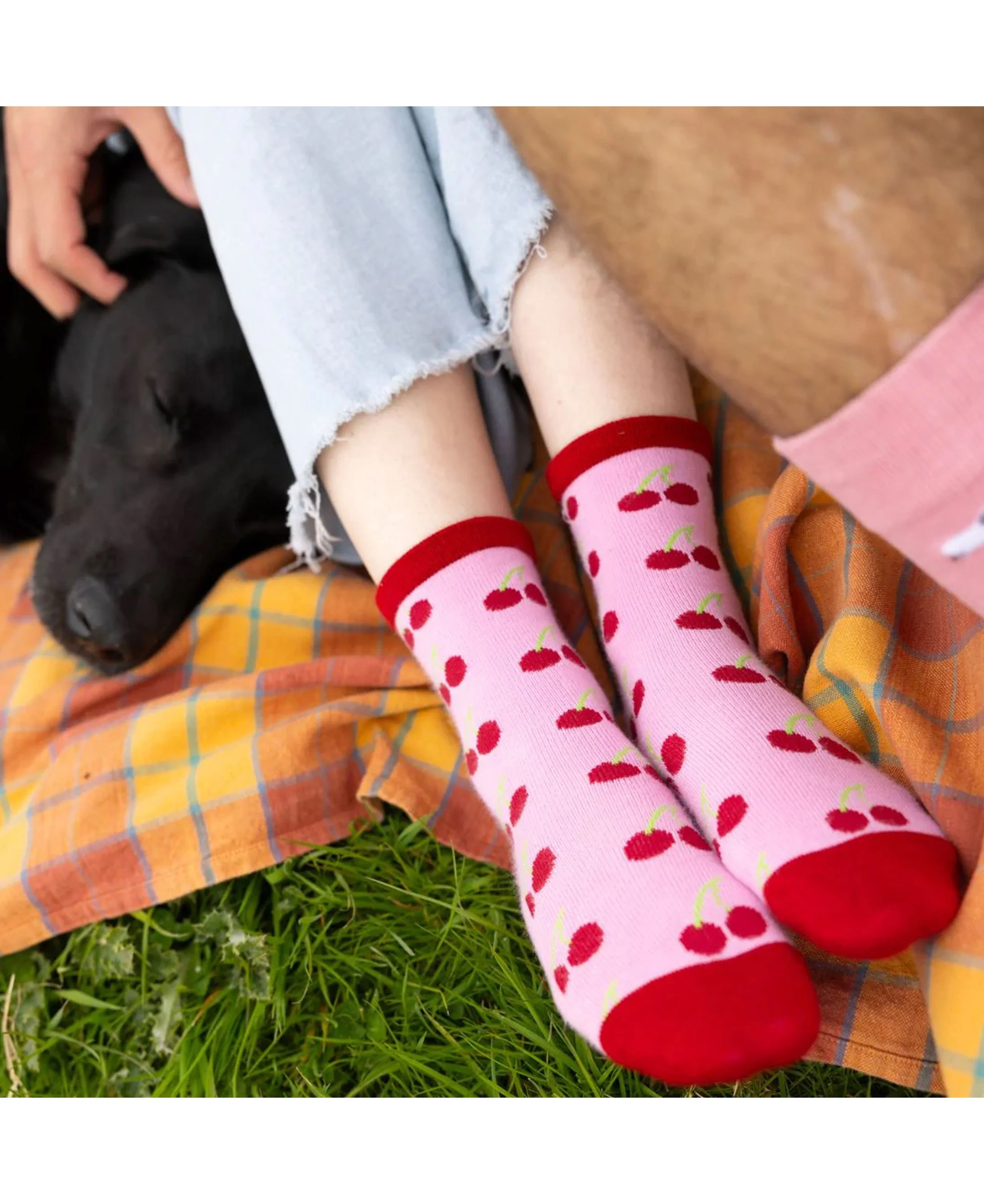 Bamboo Socks - Cherries - Image 2
