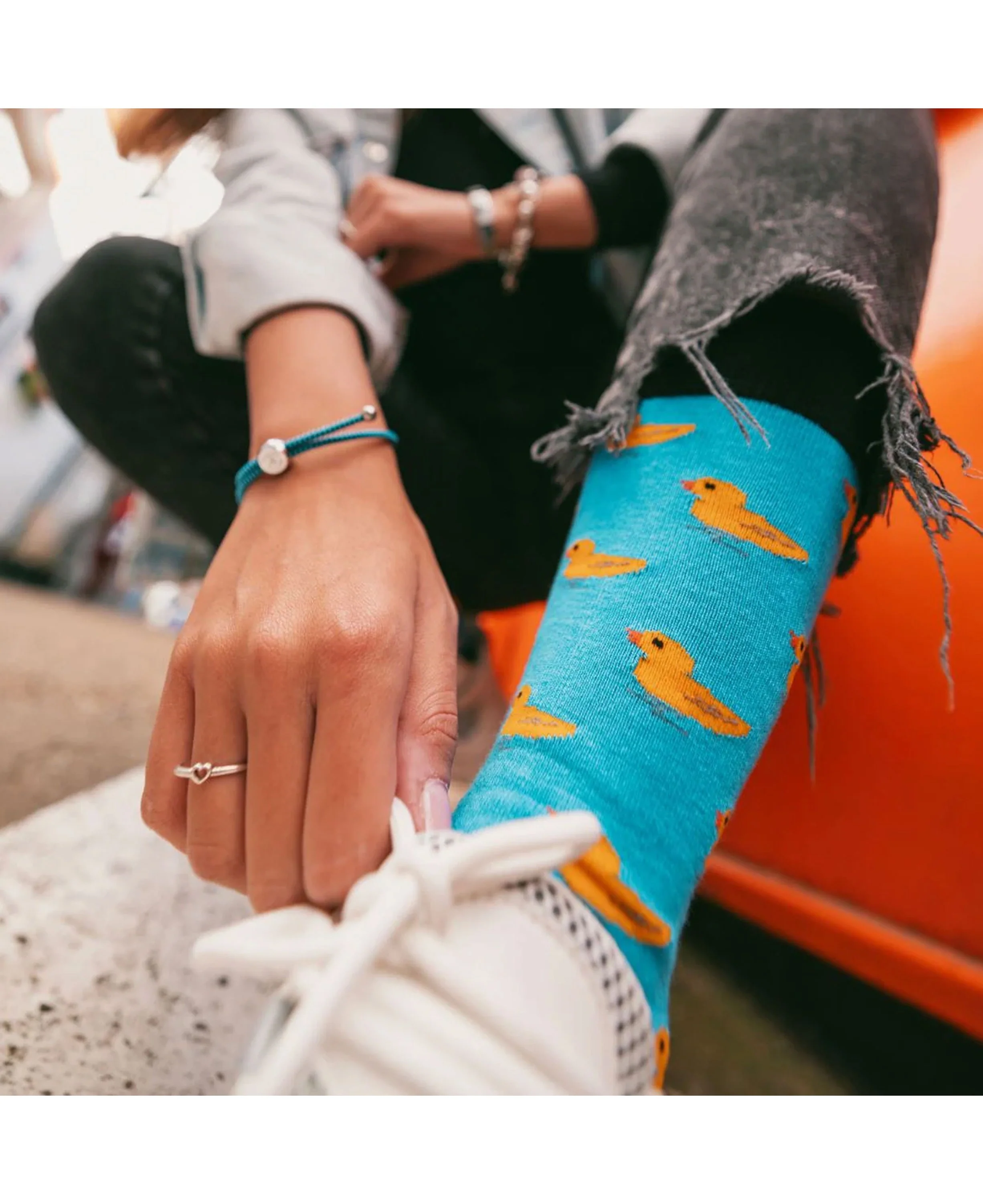 Bamboo Socks - Ducks - Image 2