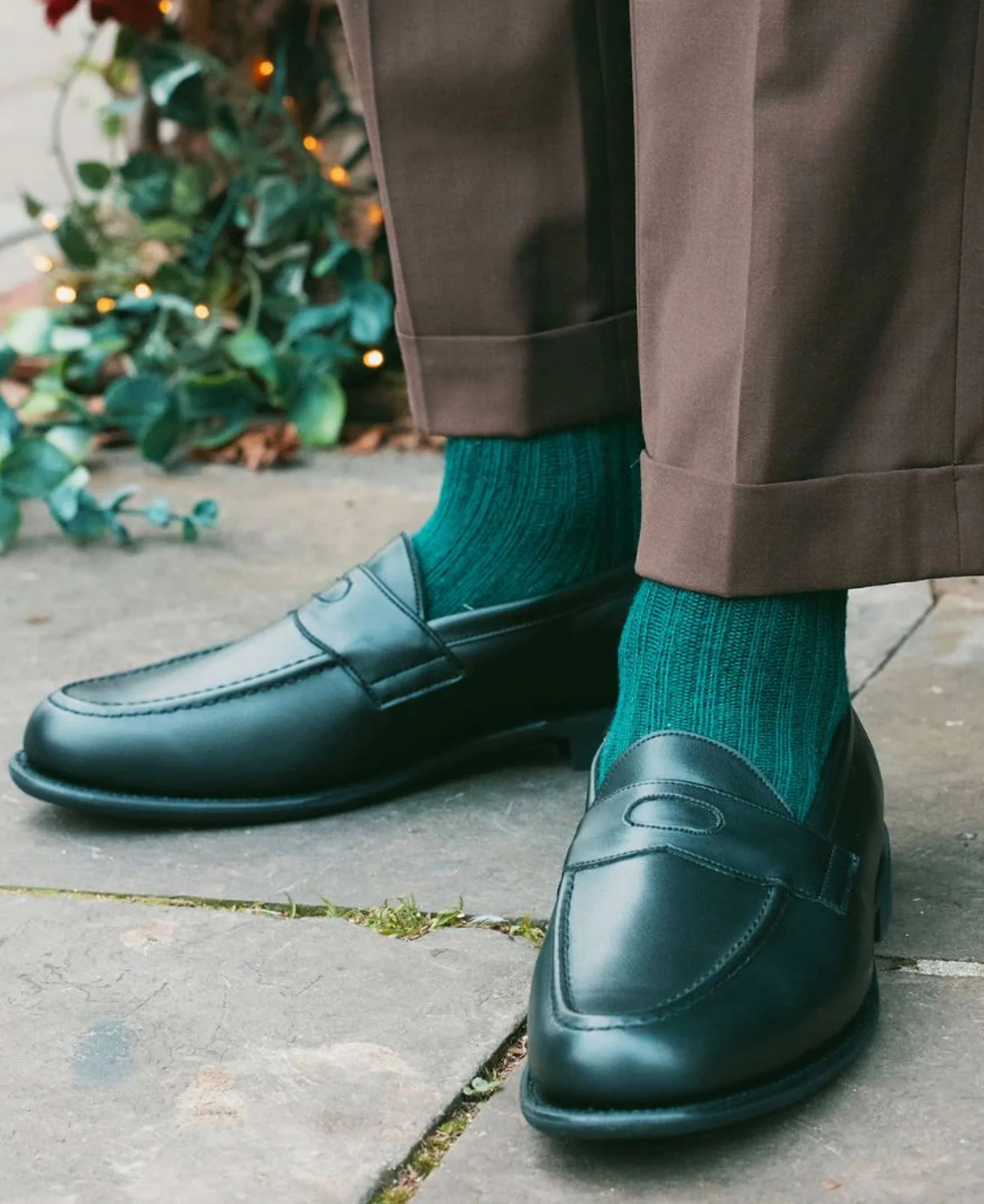 Bamboo Socks - Green Boot Sock - Image 4
