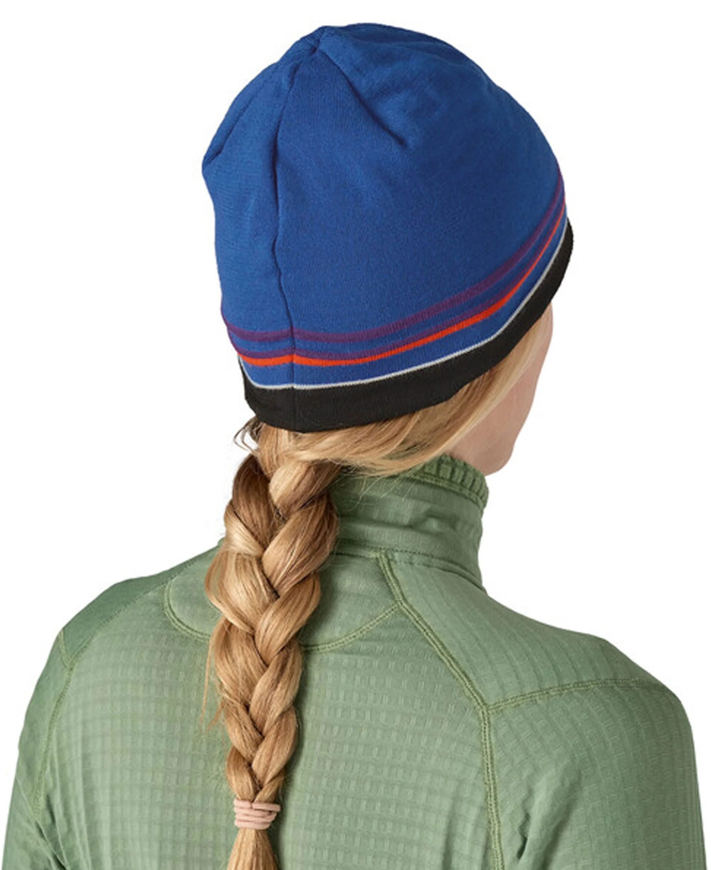 Beanie Hat - Classic Fitz Roy: Andes Blue - Image 3