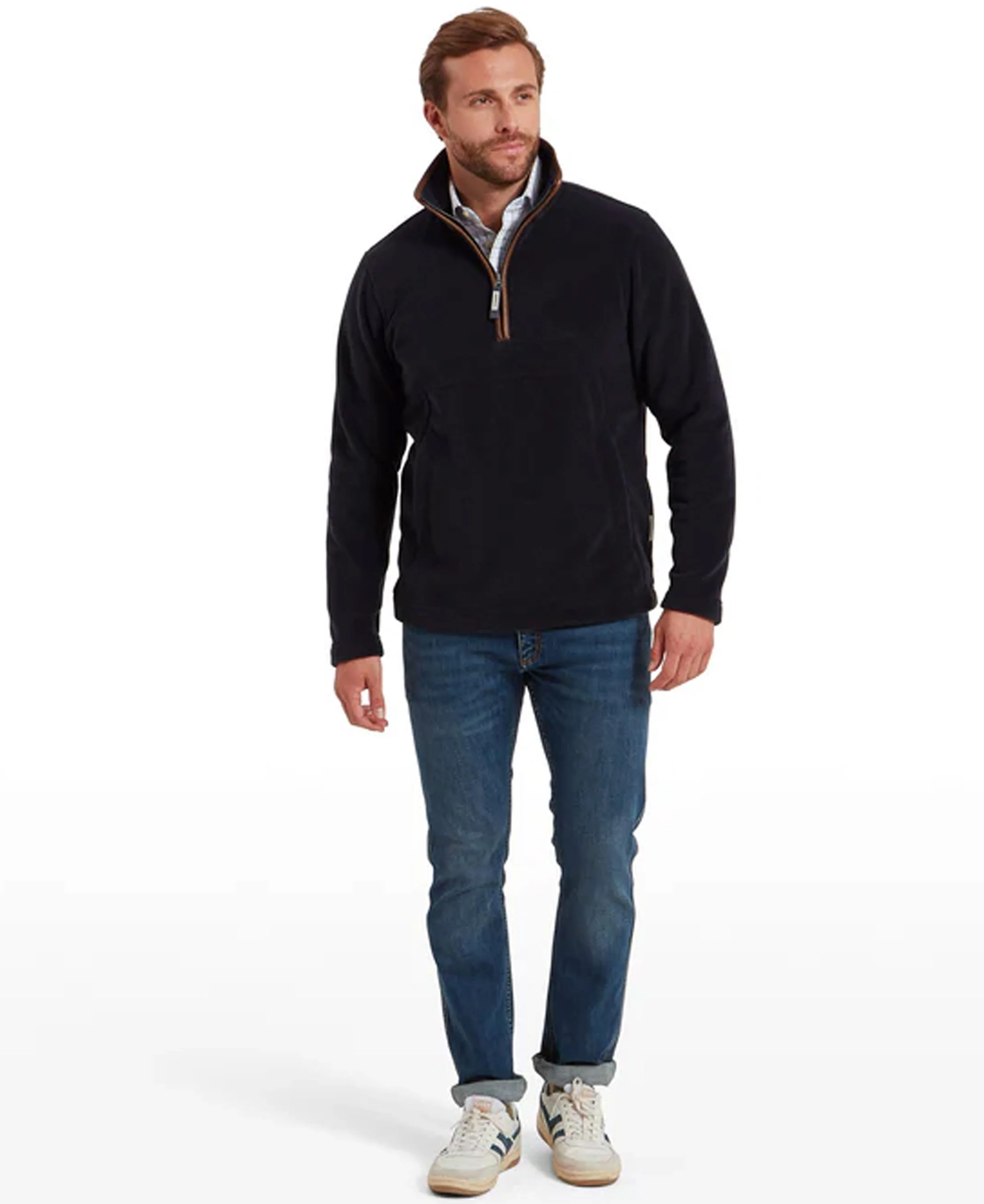 Berkeley 1/4 Zip Fleece - Gunmetal - Image 5