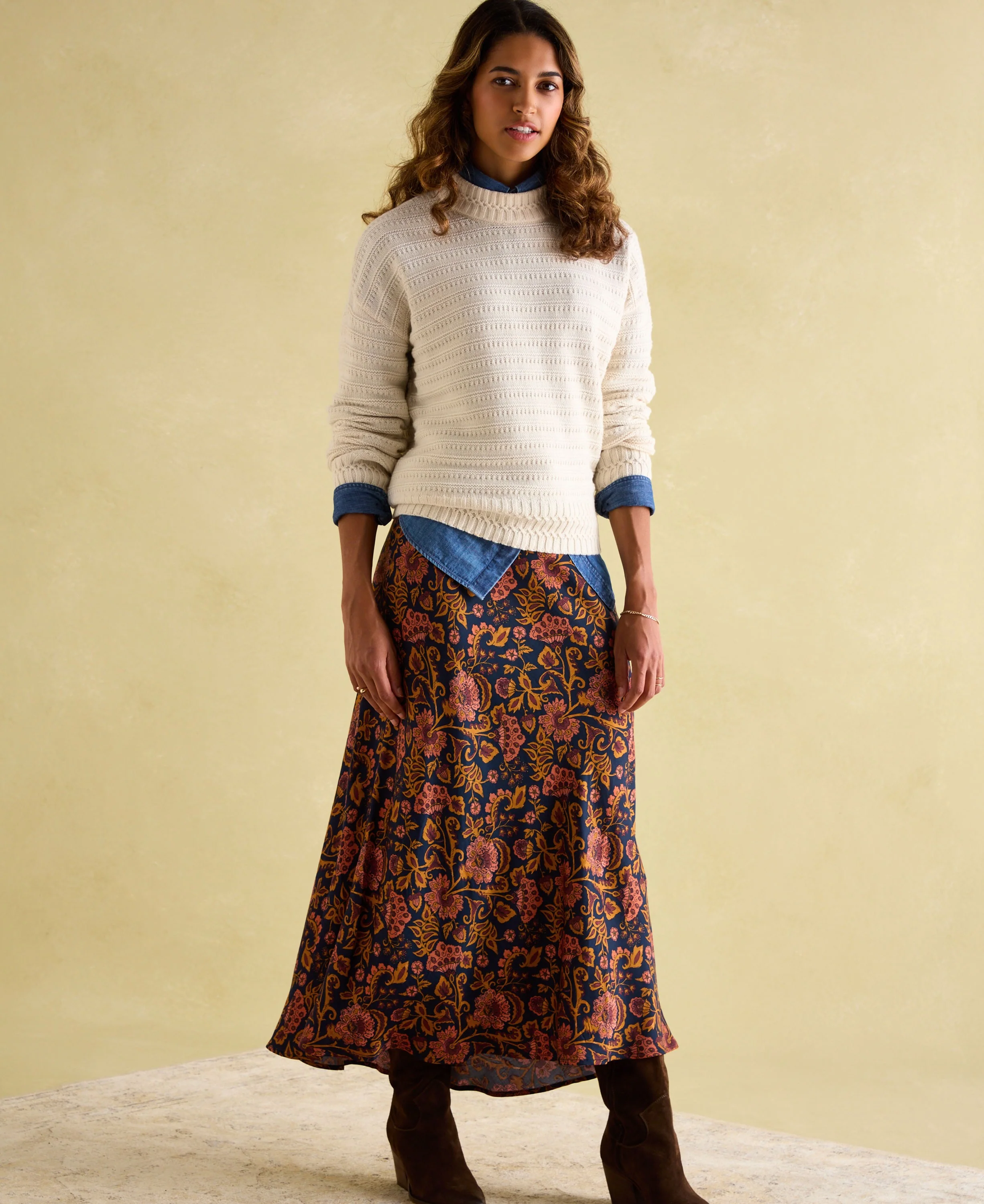 Bernie Knit Jumper - Cream - Image 5