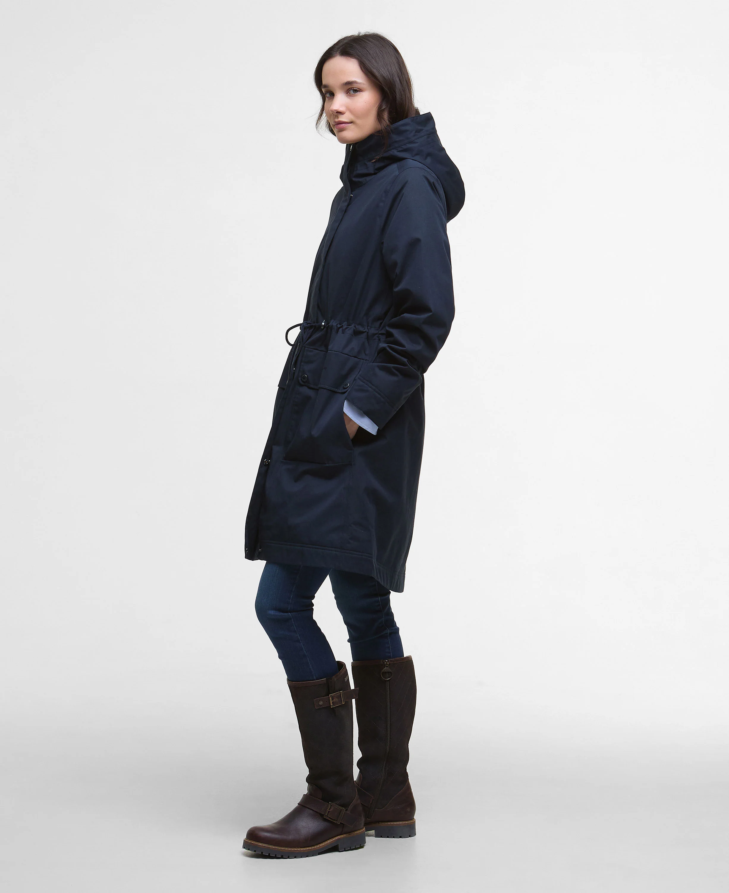 Bowlees Waterproof Jacket - Deep Navy/Classic - Image 3