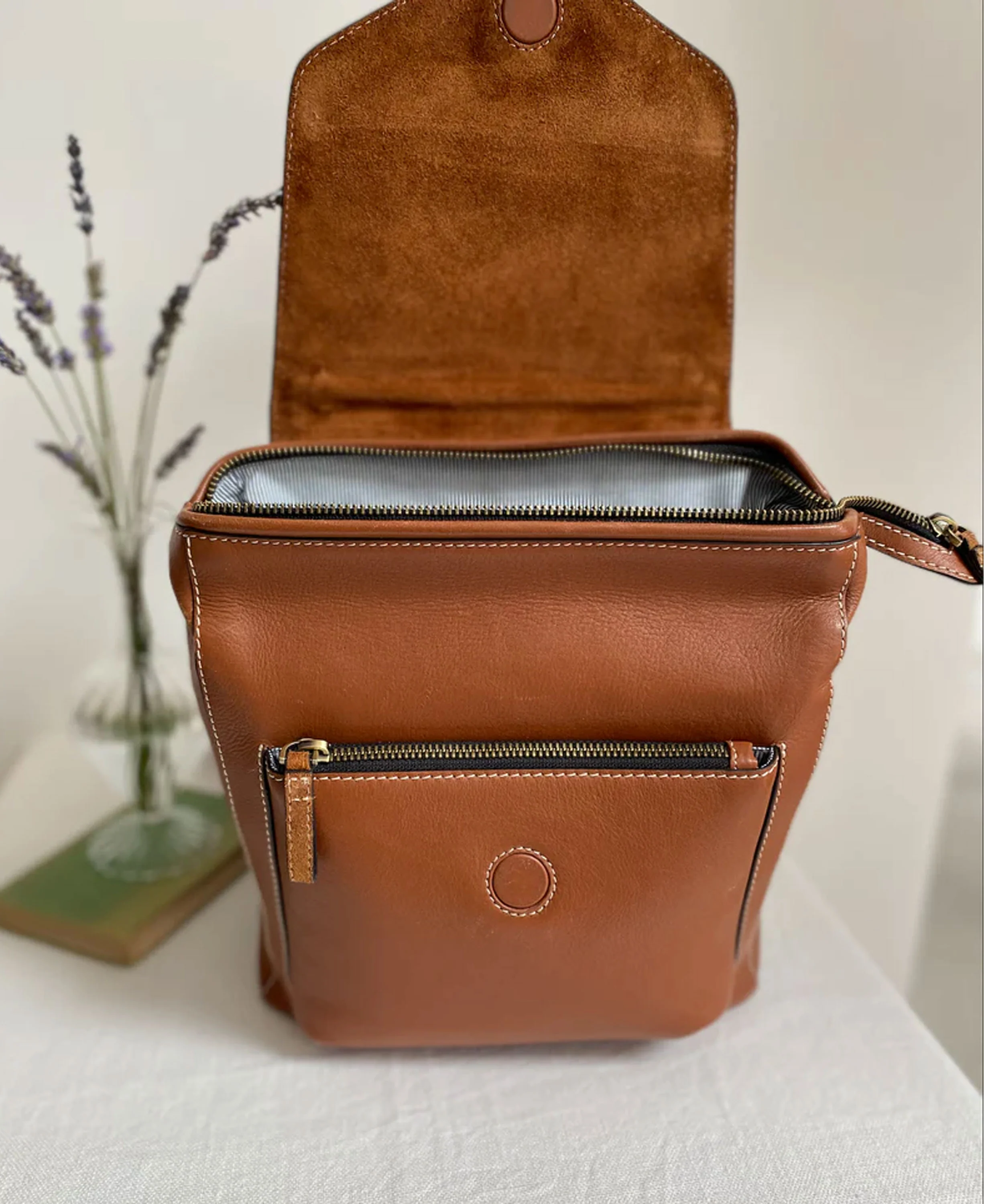 Bramham Rucksack - Tan Leather - Image 6