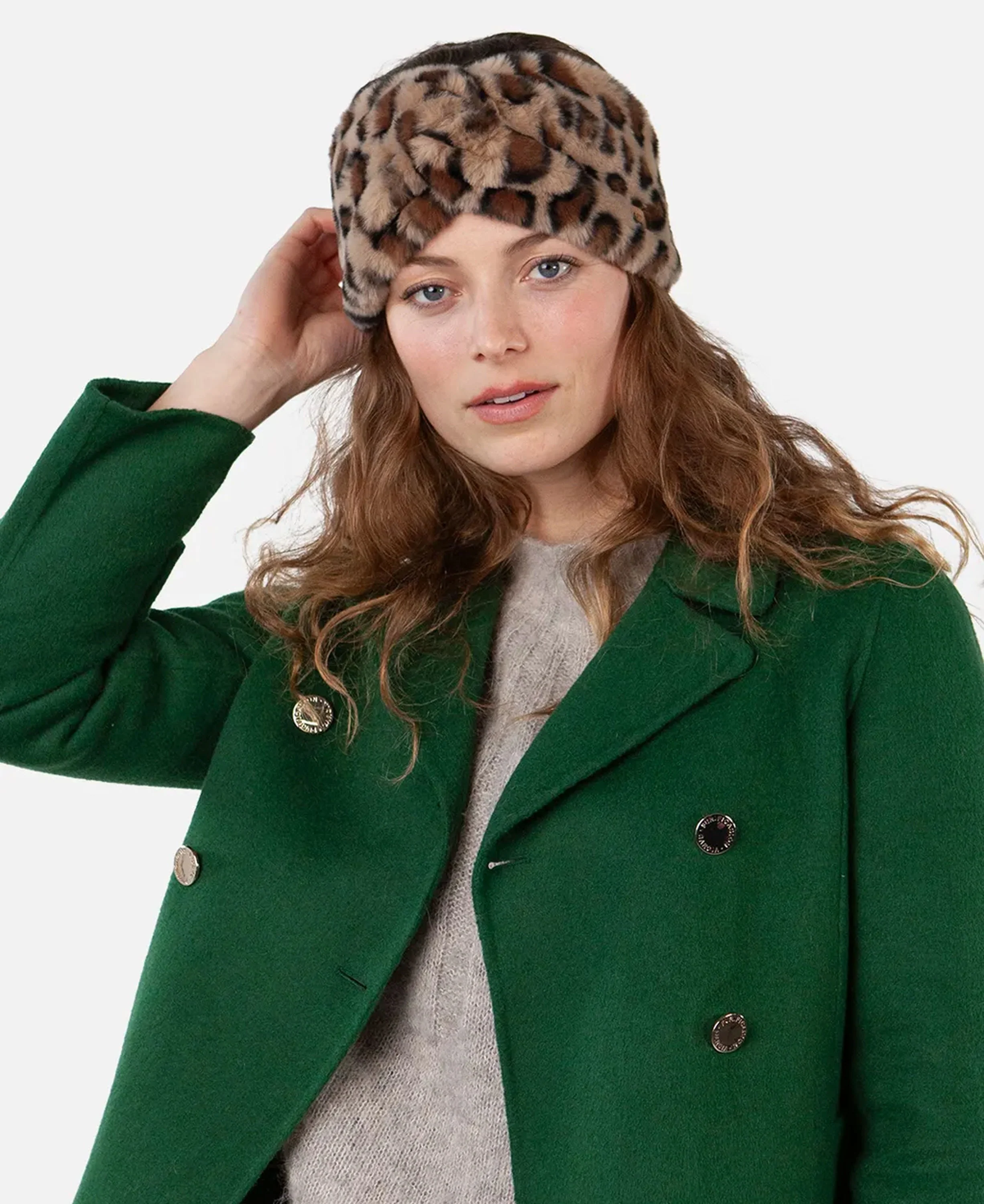 Breanne Headband - Print Brown - Image 2
