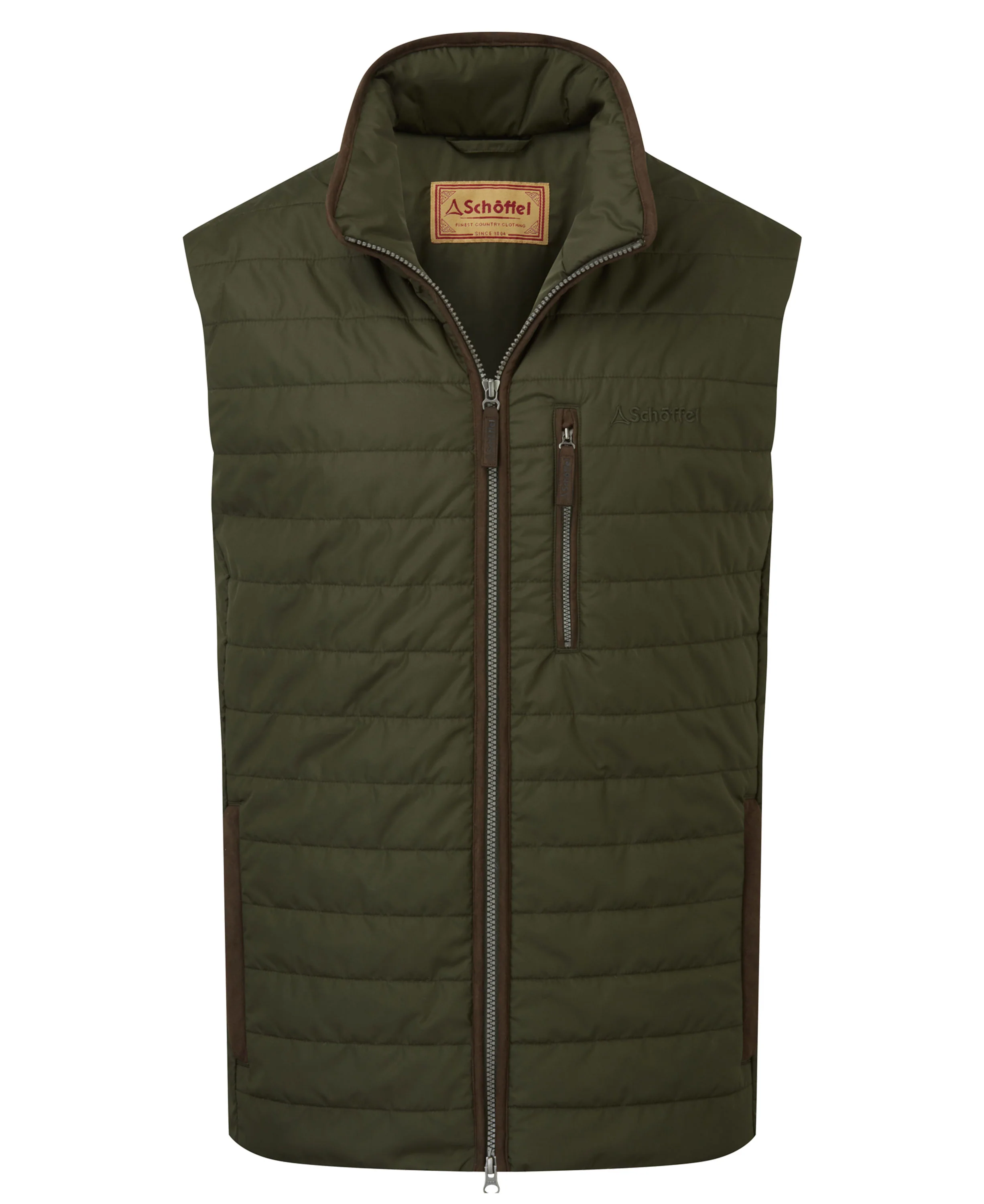 Brora Quilted Gilet - Forest