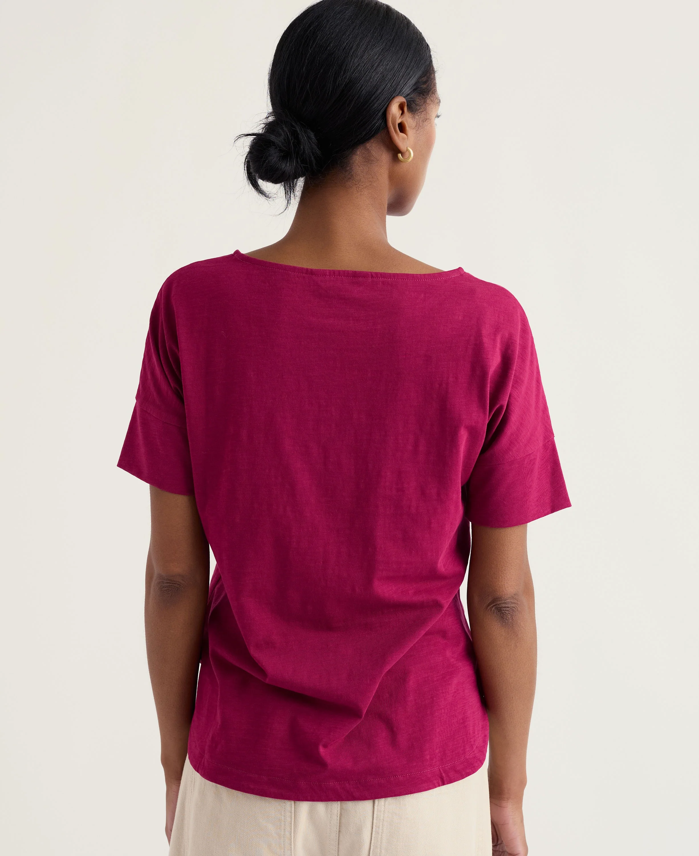 Bryher View T-Shirt - Dark Freesia - Image 4