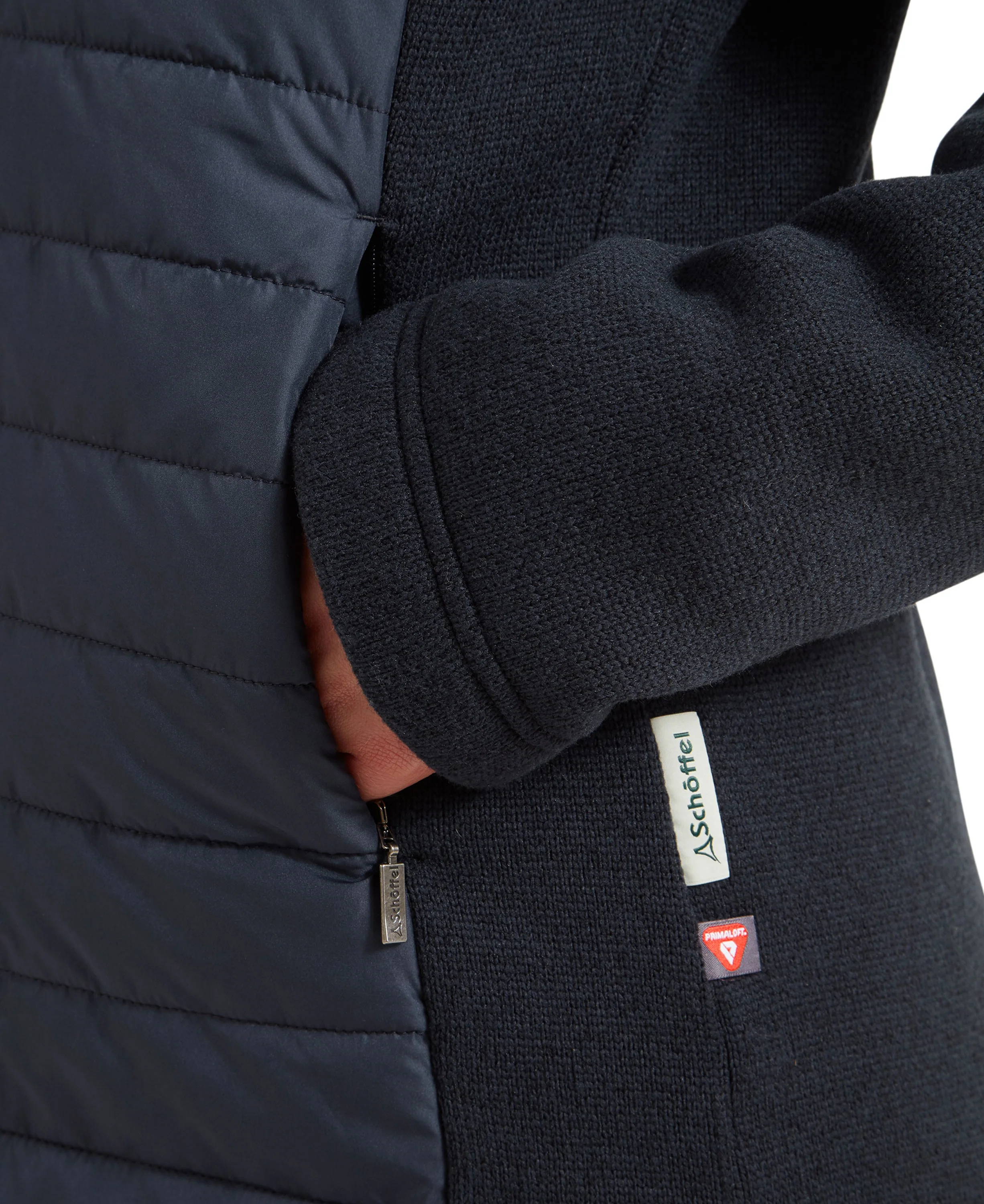 Burley Hybrid Jacket - Petrol Blue - Image 6