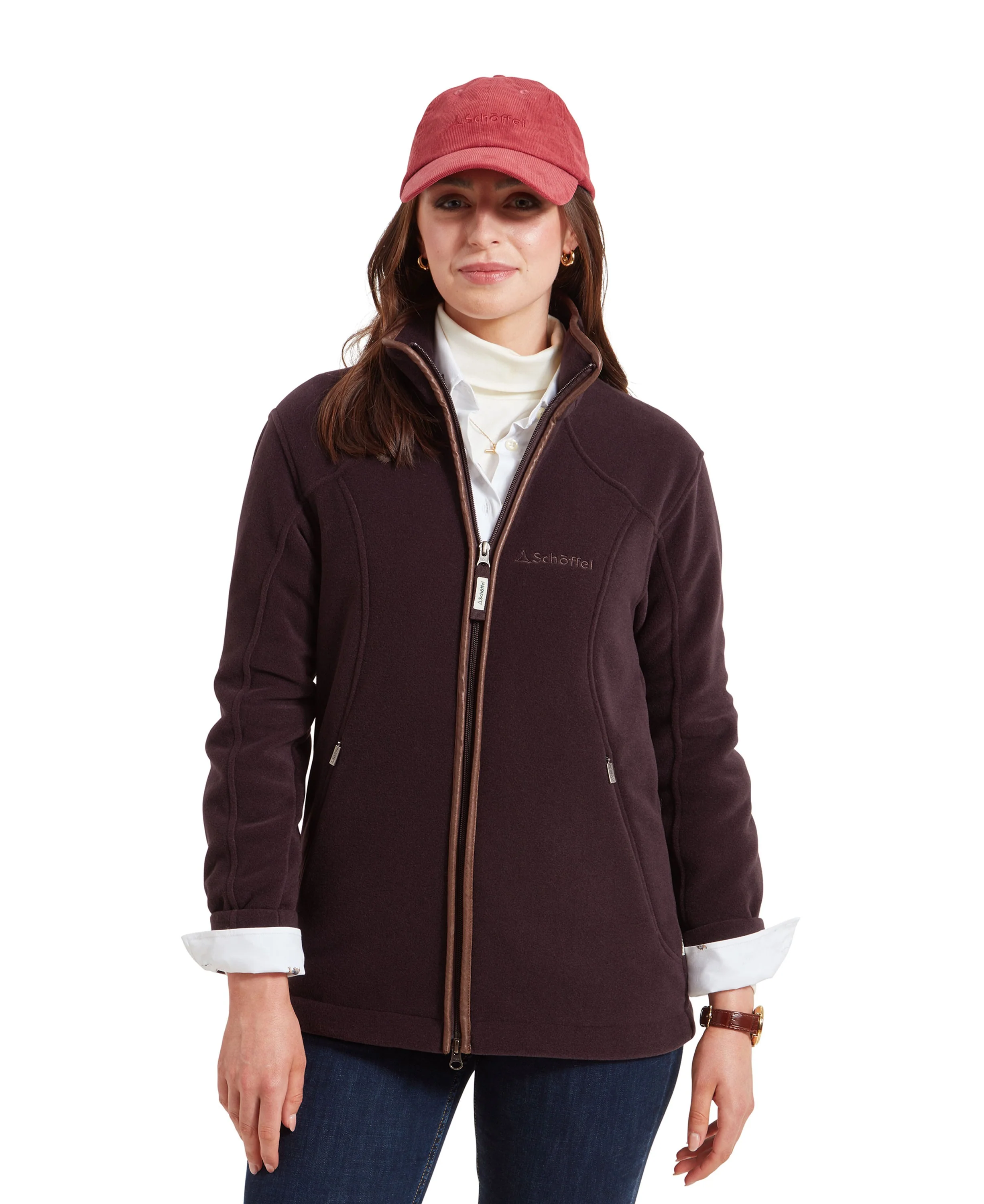Burley II Fleece Jacket - Port - Image 2