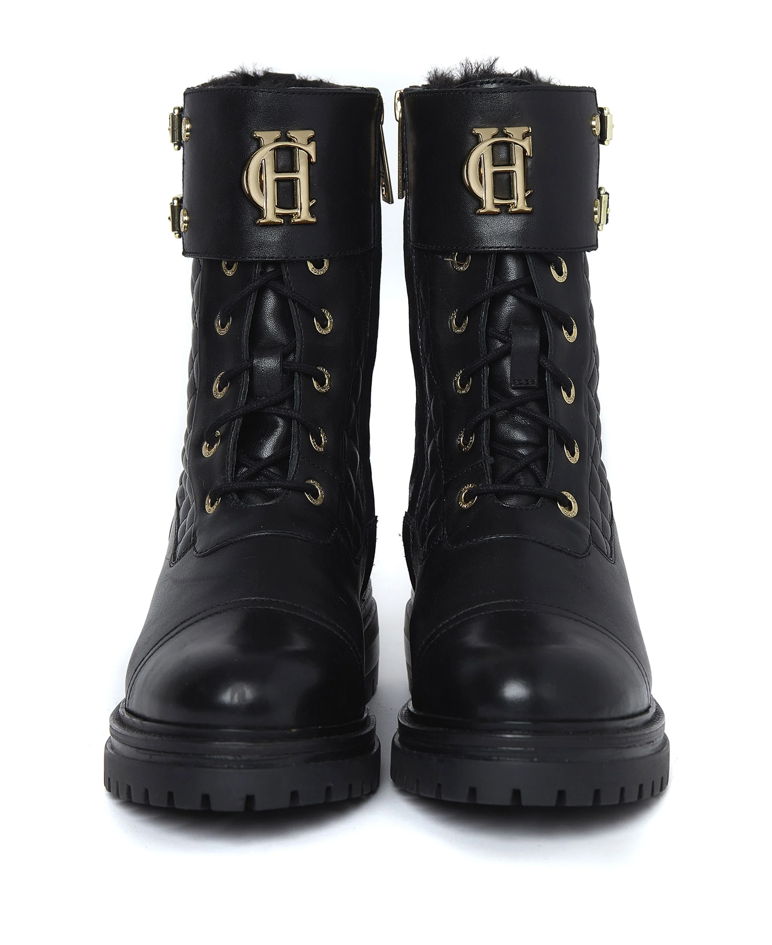 Camden Biker Boots - Black - Image 2