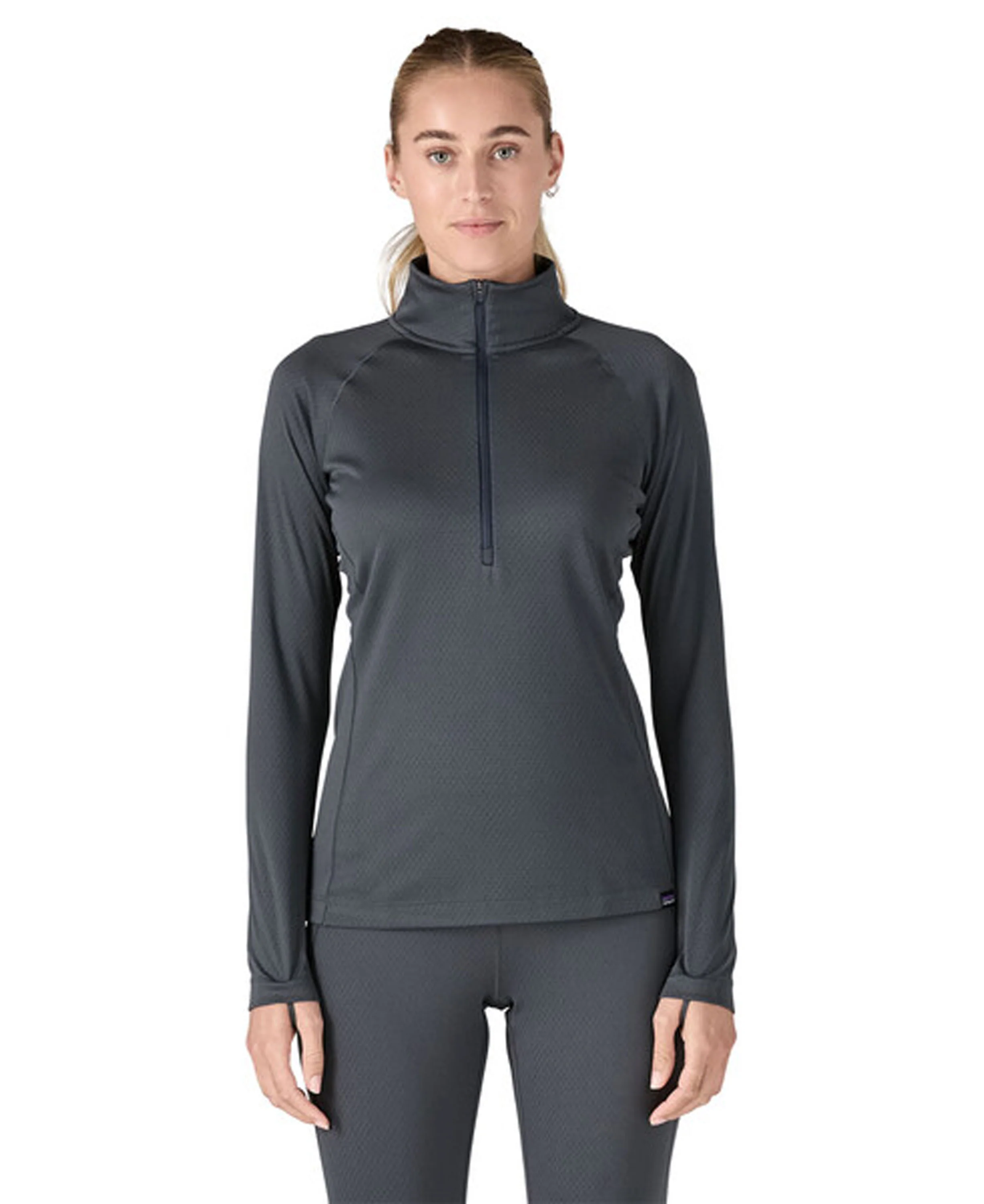 Capilene Midweight Zip Neck- Smolder Blue - Image 2