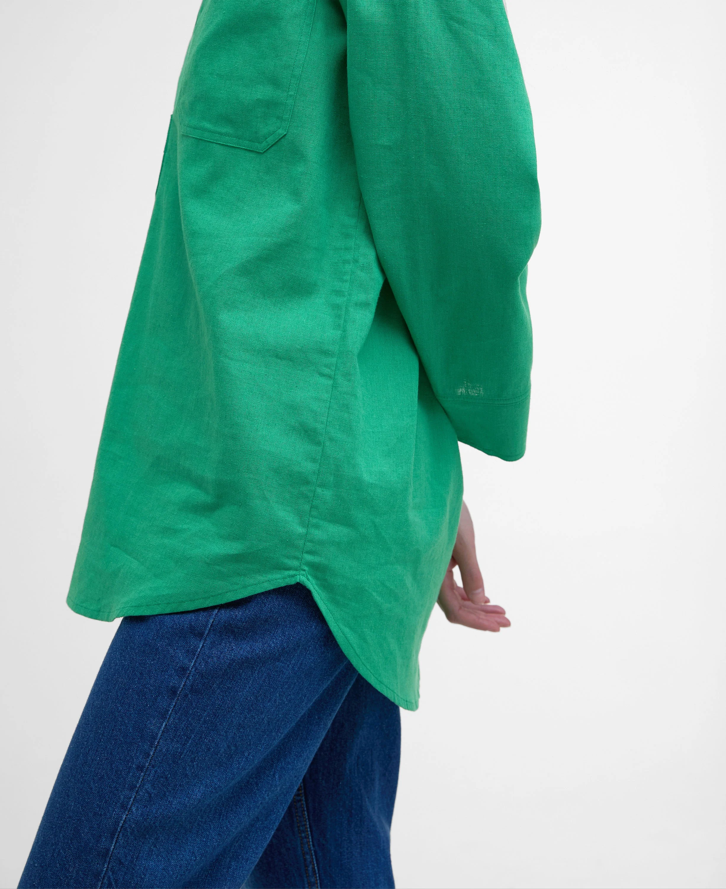 Cecile Shirt - Kelly Green - Image 6