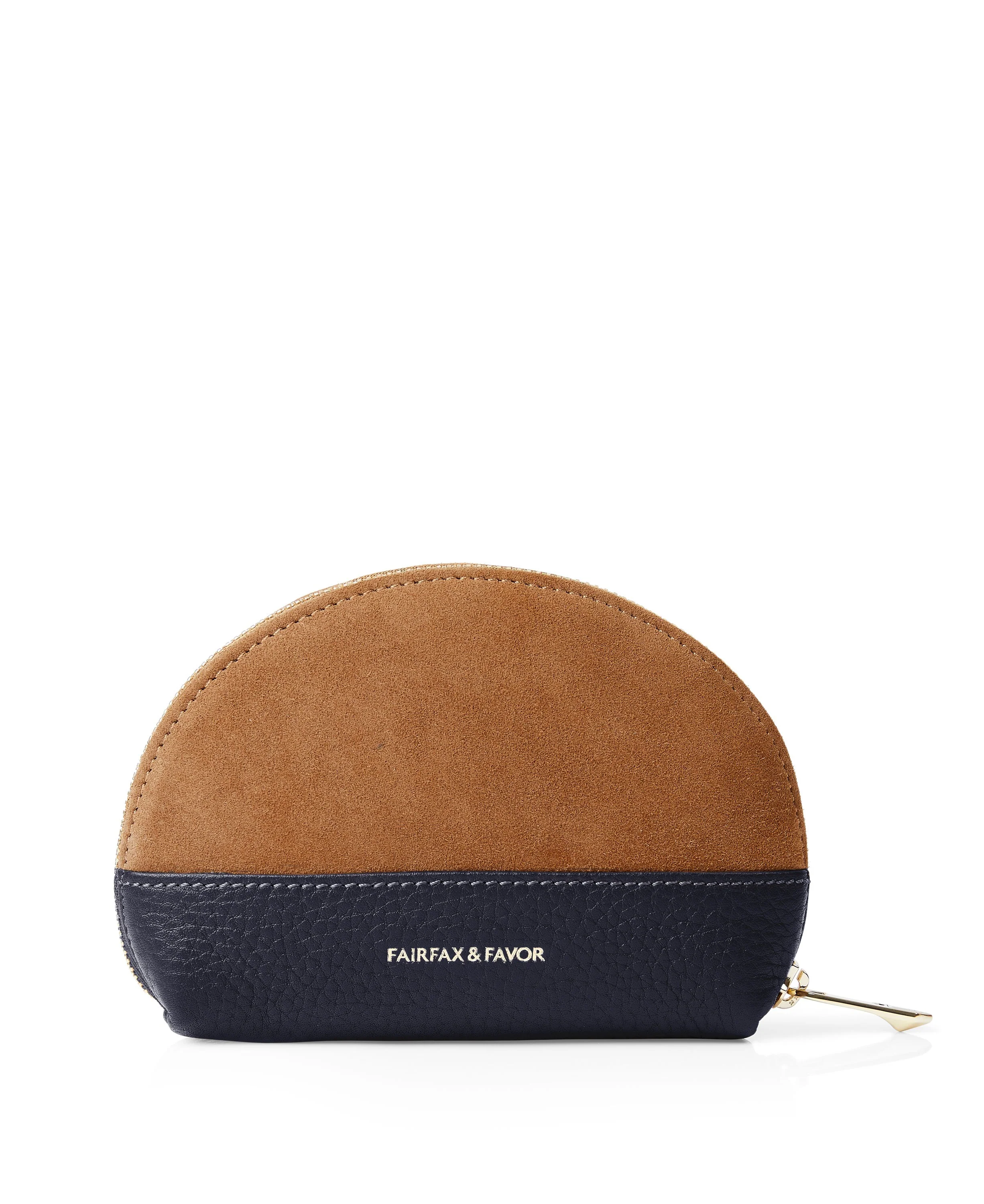 Chiltern Coin Purse - Tan/Navy - Image 2