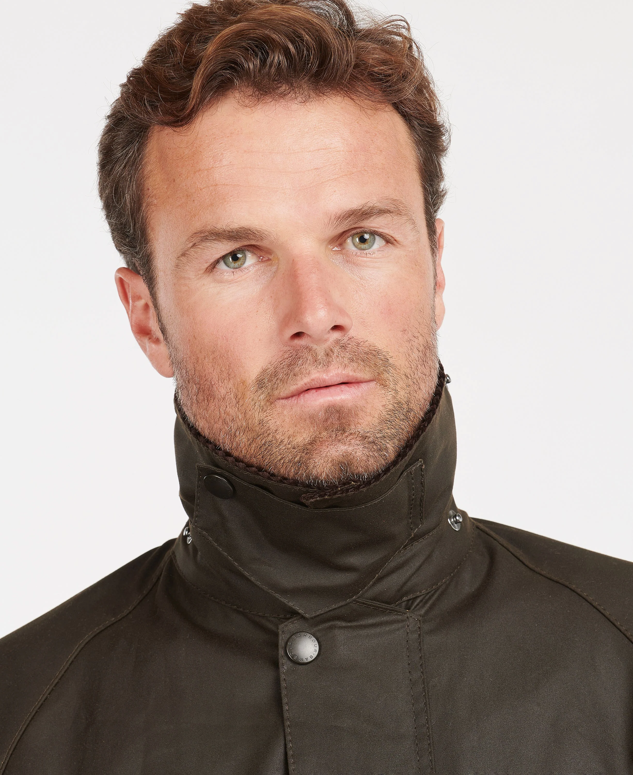Classic Beaufort Wax Jacket - Olive - Image 5