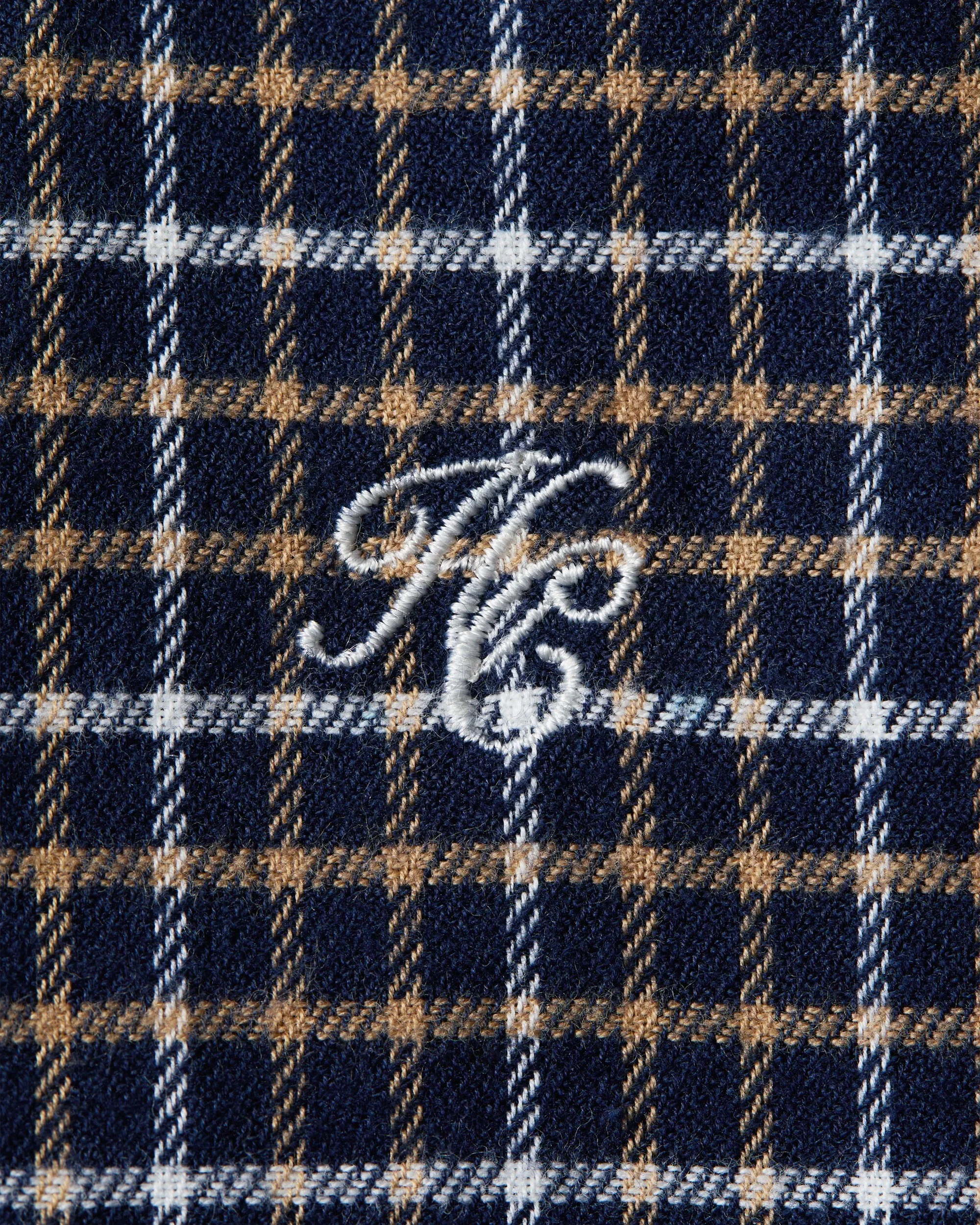 Classic Button Down Shirt - Cheltenham Navy Check - Image 6