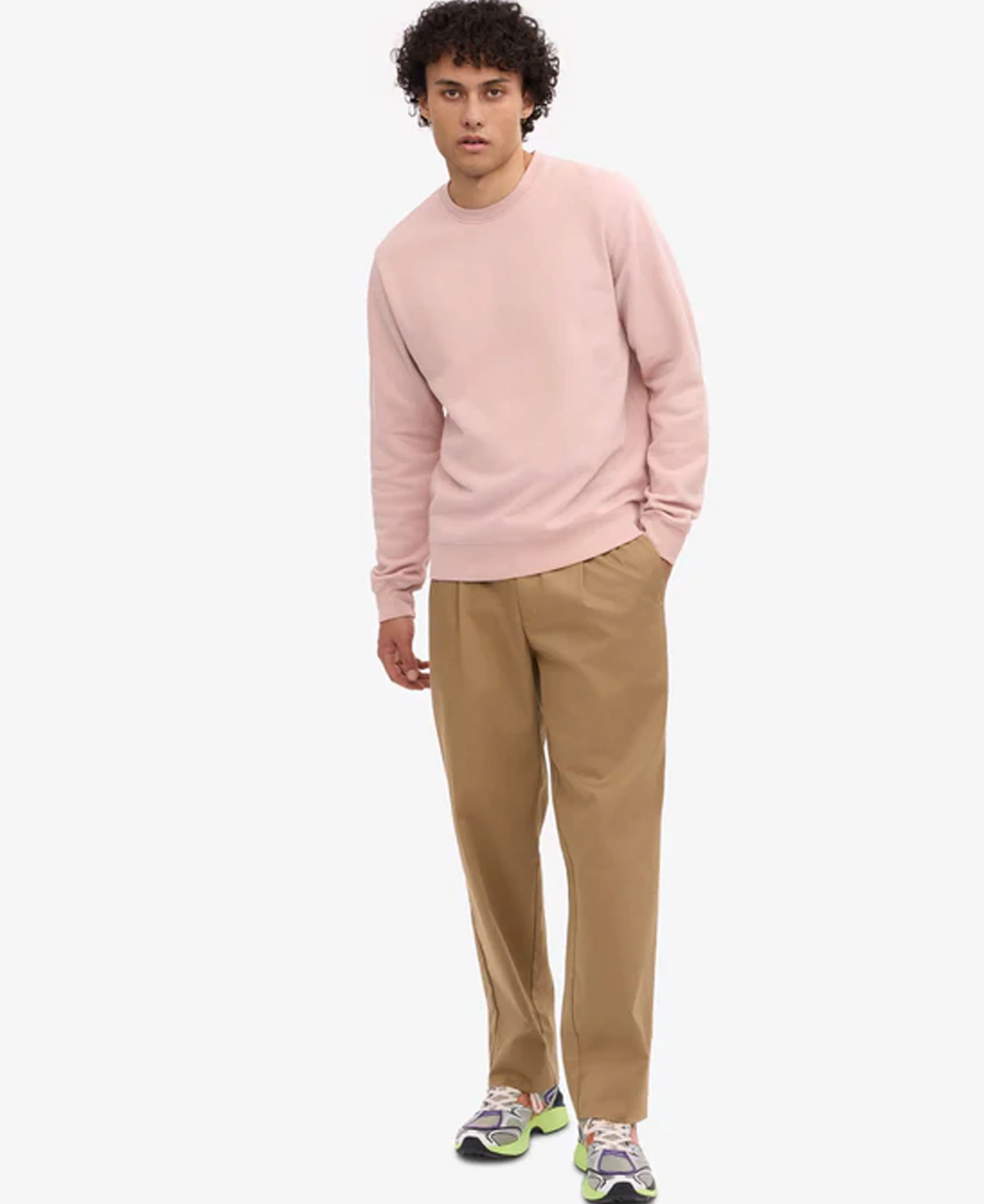 Classic Organic Crew - Faded Pink - Image 4