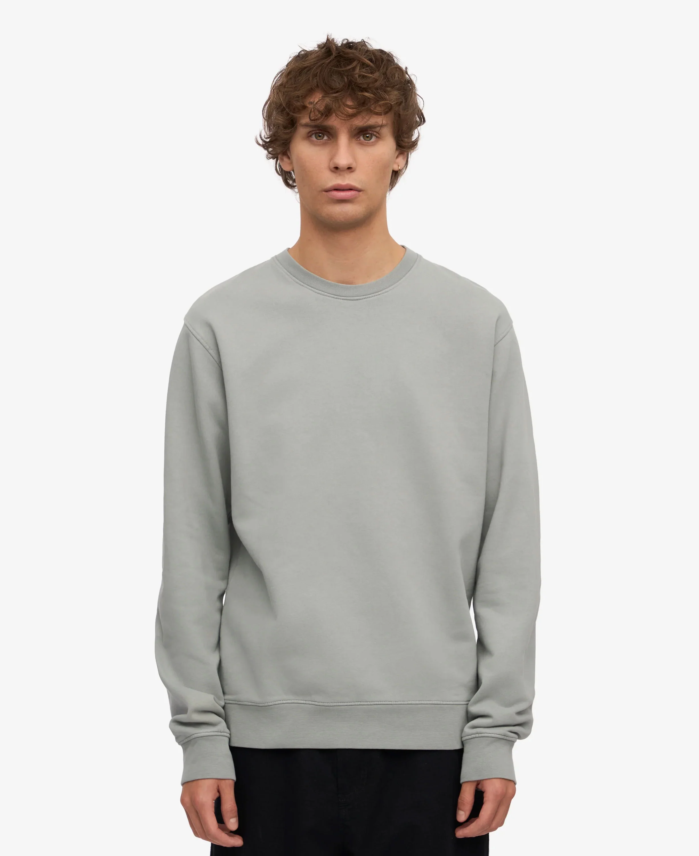 Classic Organic Crew - Steel Blue - Image 2