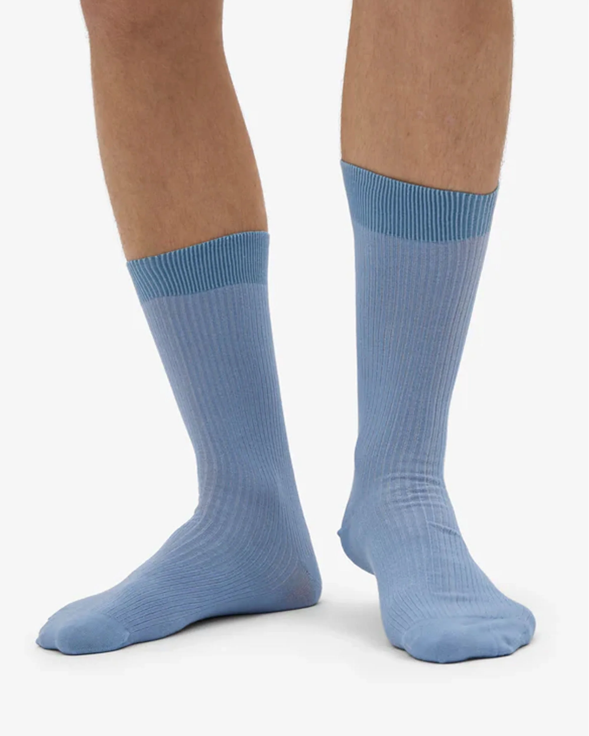 Classic Organic Sock - Pacific Blue - Image 2