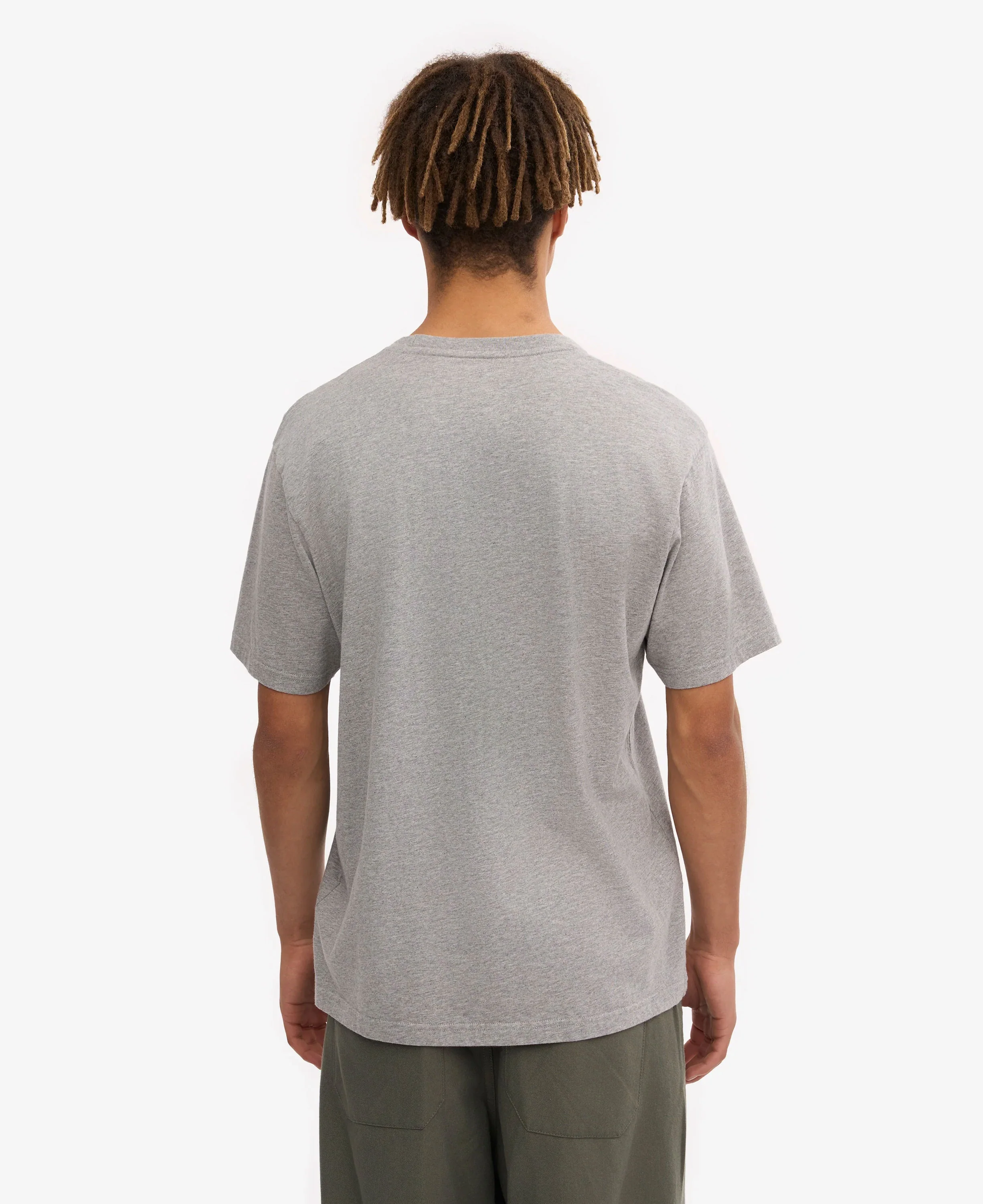 Classic Organic Tee - Heather Grey - Image 4