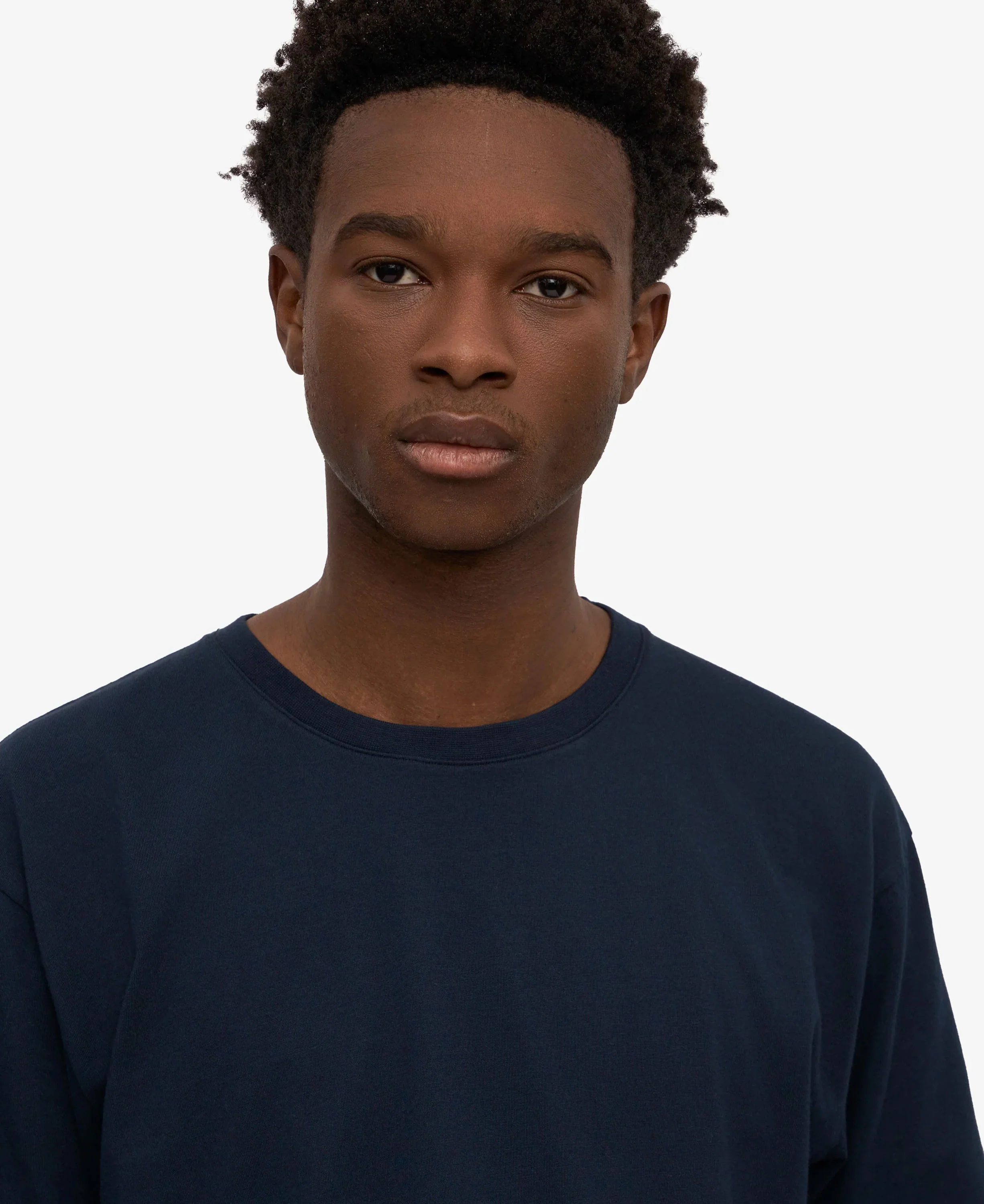 Classic Organic Tee - Navy Blue - Image 5