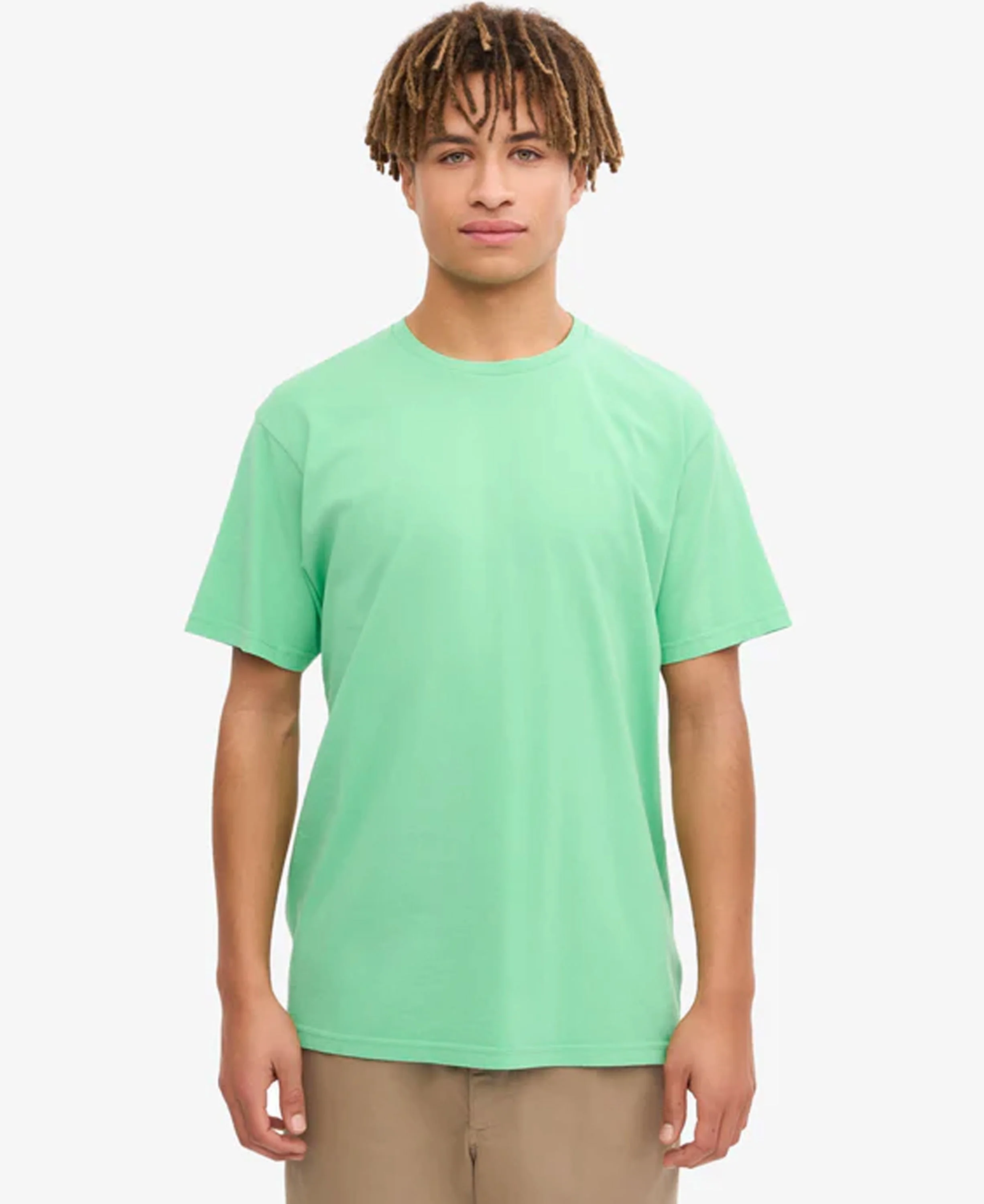 Classic Organic Tee - Spring Green - Image 2