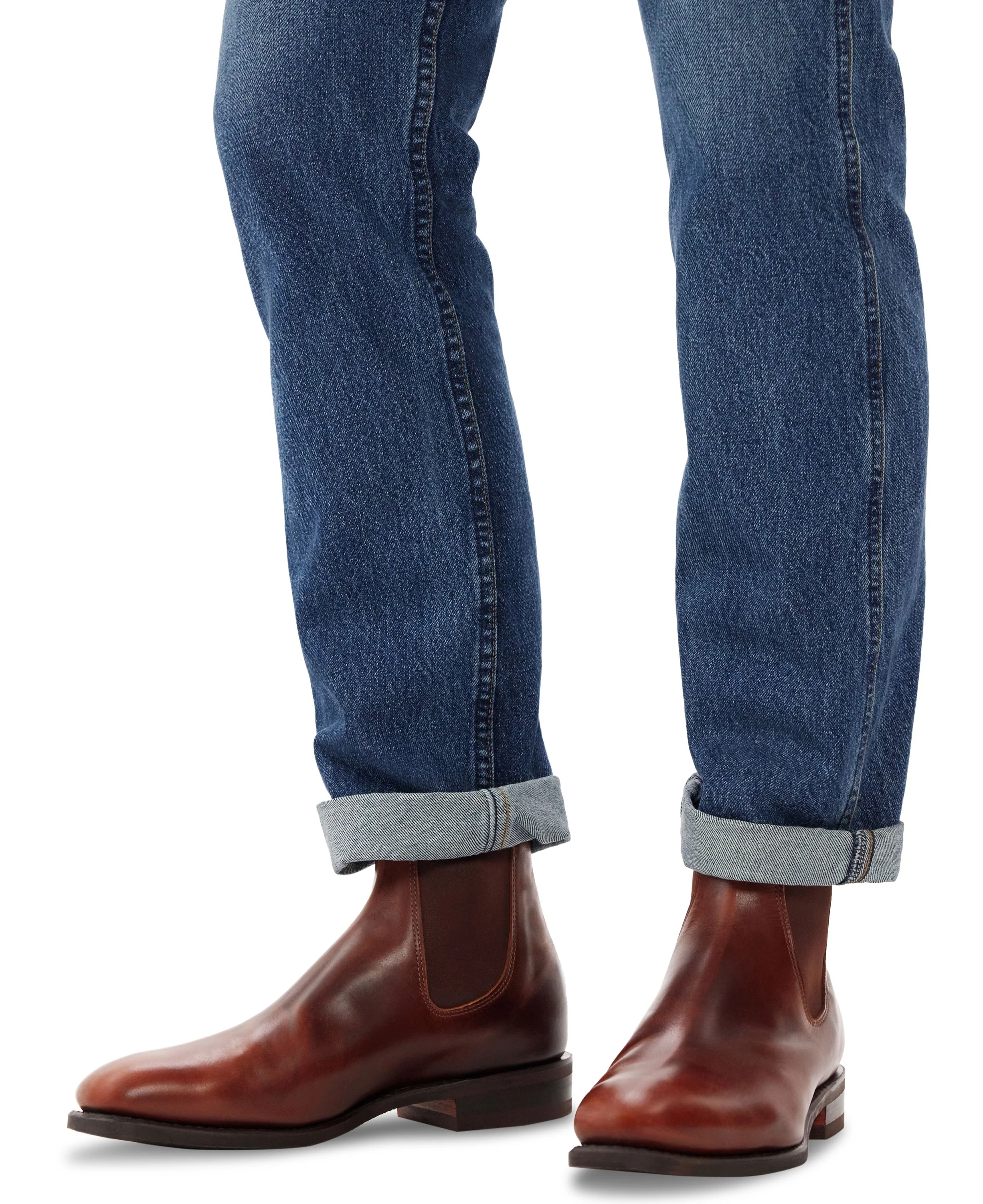 Comfort Craftsman Boots - Mid Brown - Image 3