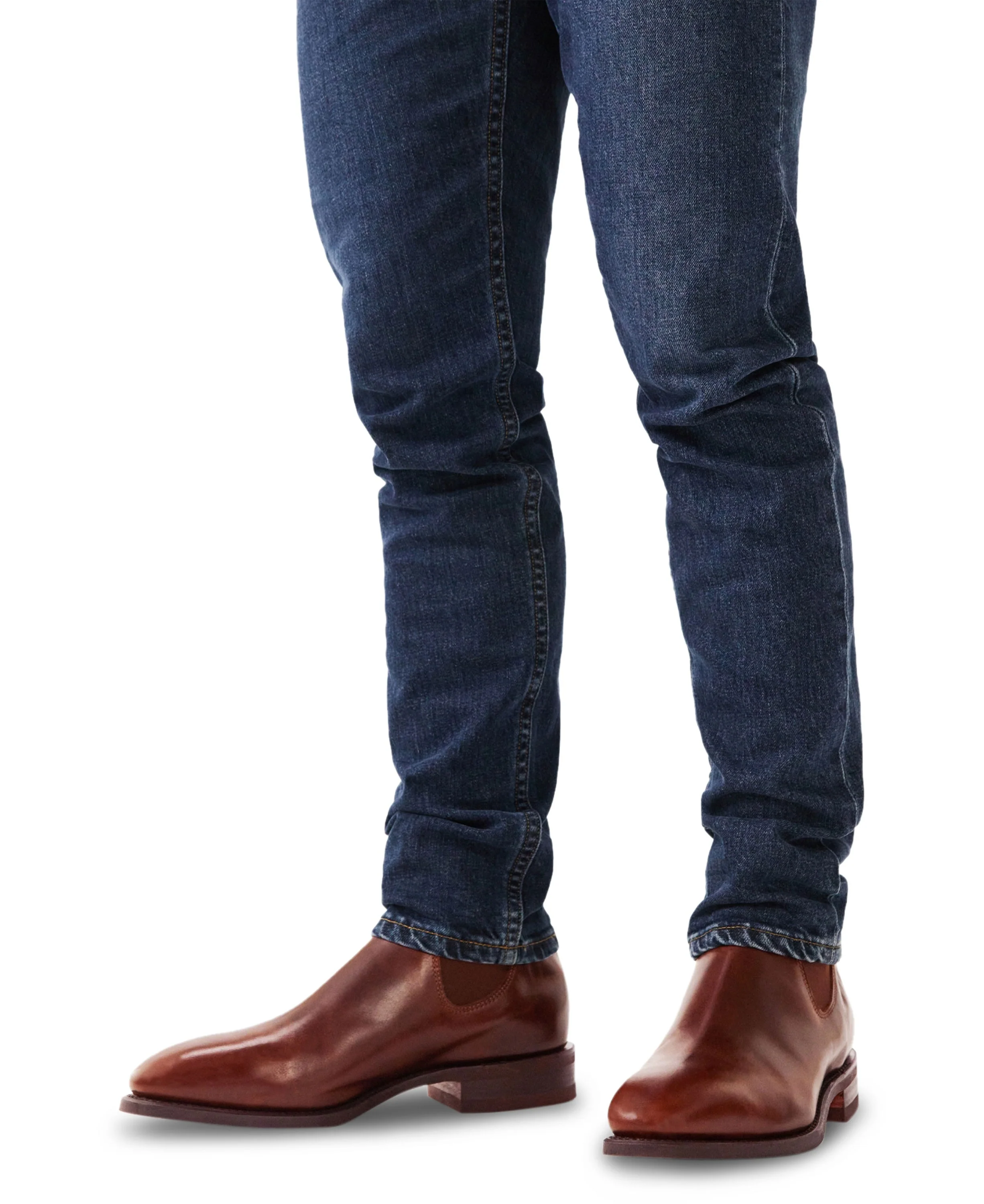 Comfort Craftsman Boots - Mid Brown - Image 4