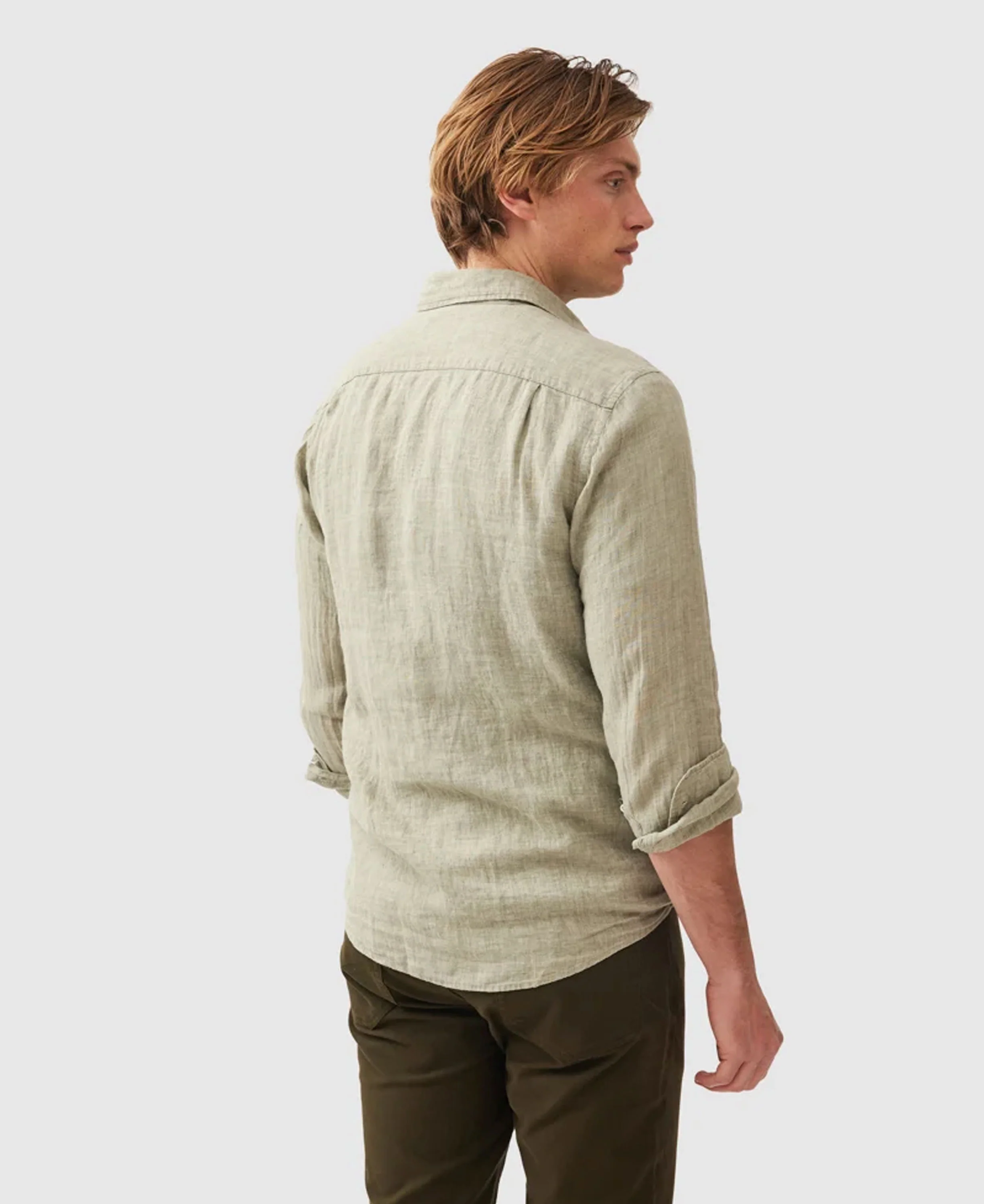 Coromandel Sports Fit Shirt - Sage Grey - Image 4