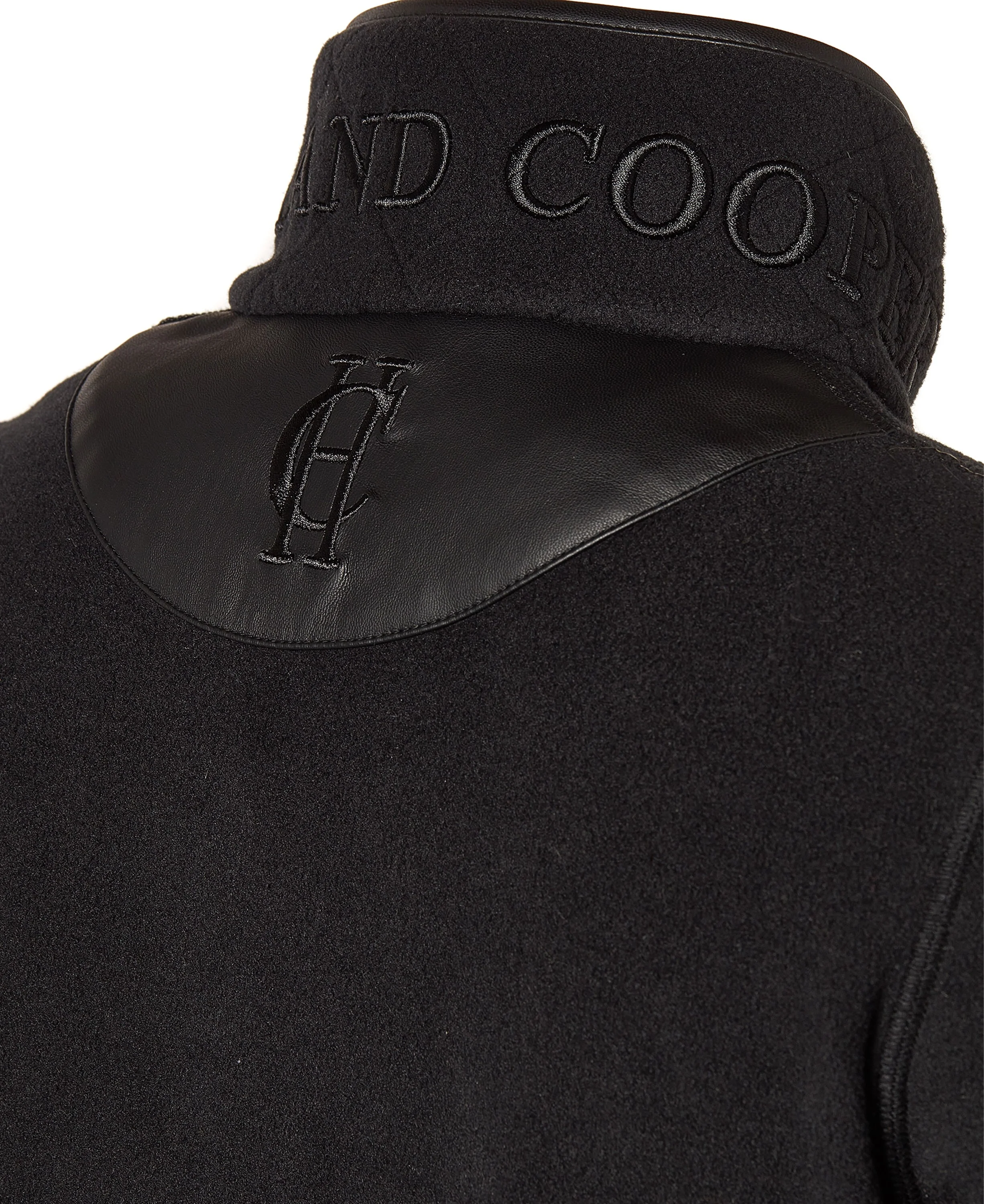 Country Fleece Half Zip - Black - Image 6