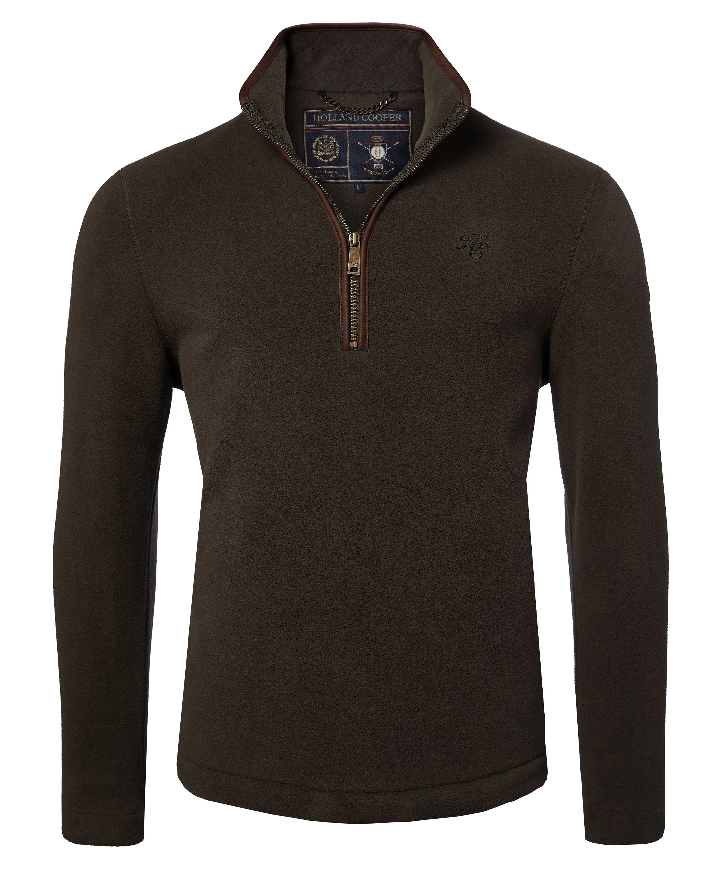 Men's Country Fleece Quarter Zip - Khaki