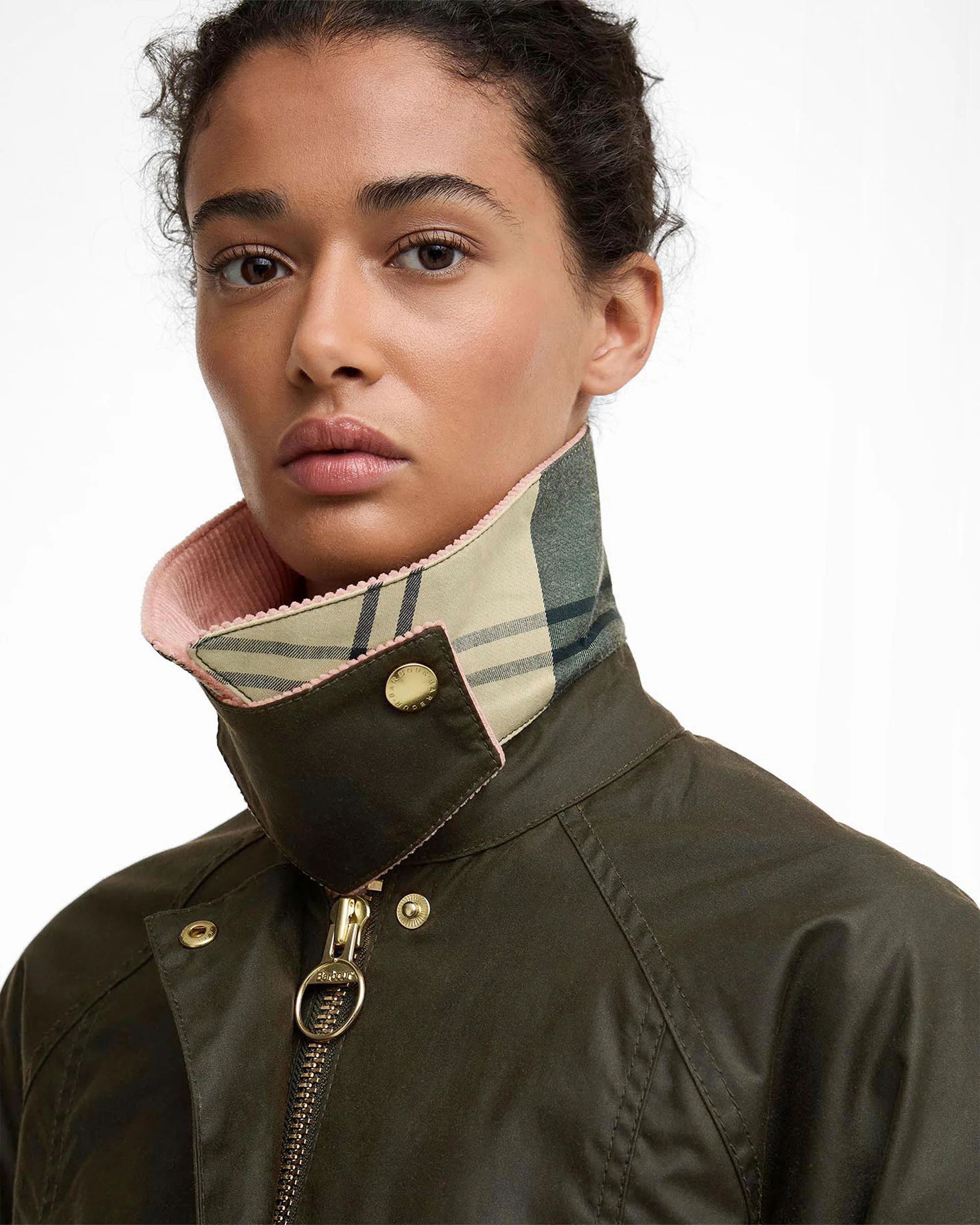 Cropped Beadnell Wax - Archive Olive/Ancient/Gardenia - Image 4