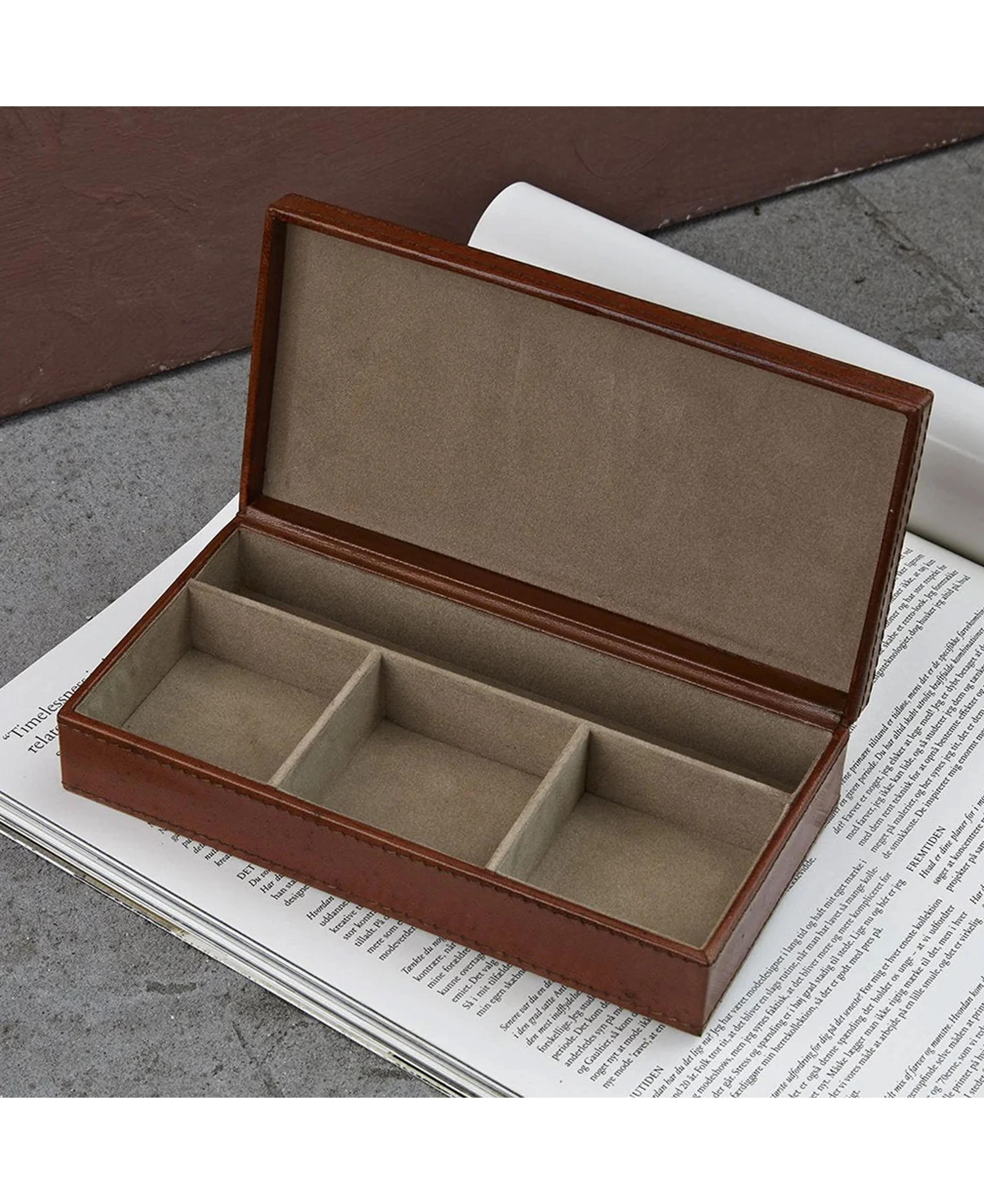 Cufflink Box - Tan - Image 3