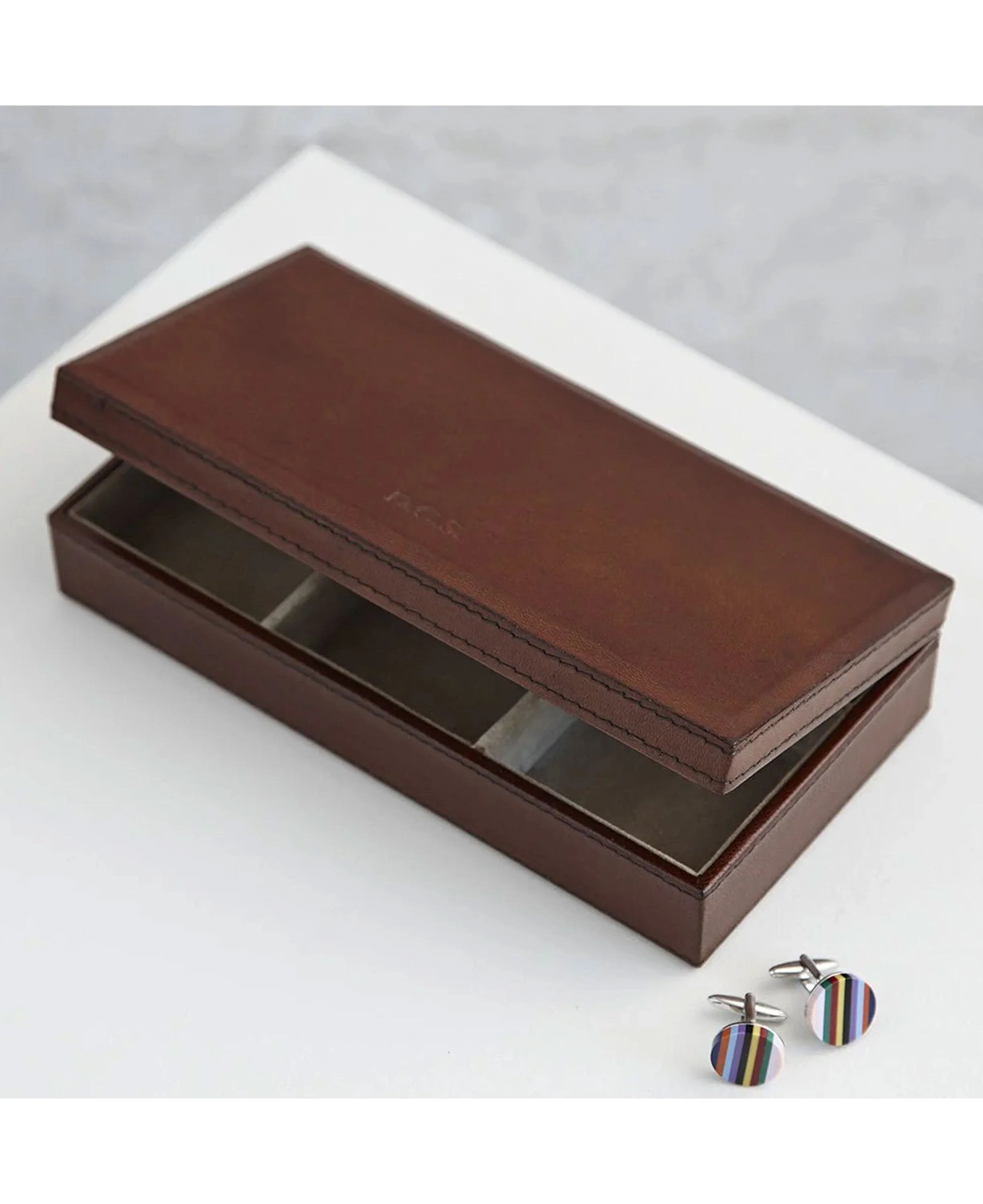Cufflink Box - Tan - Image 4