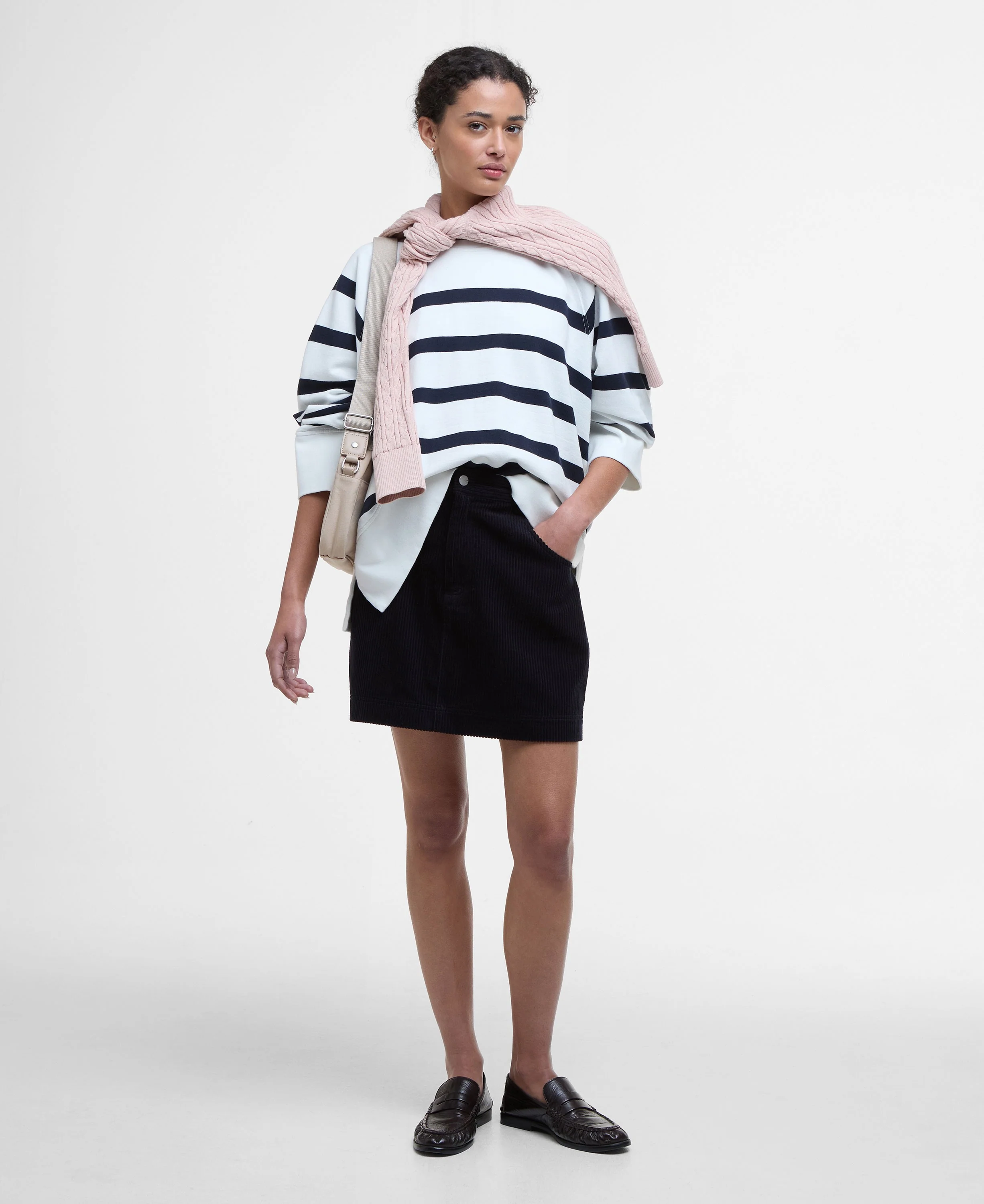Delaney Sweatshirt - Cloud Stripe - Image 3