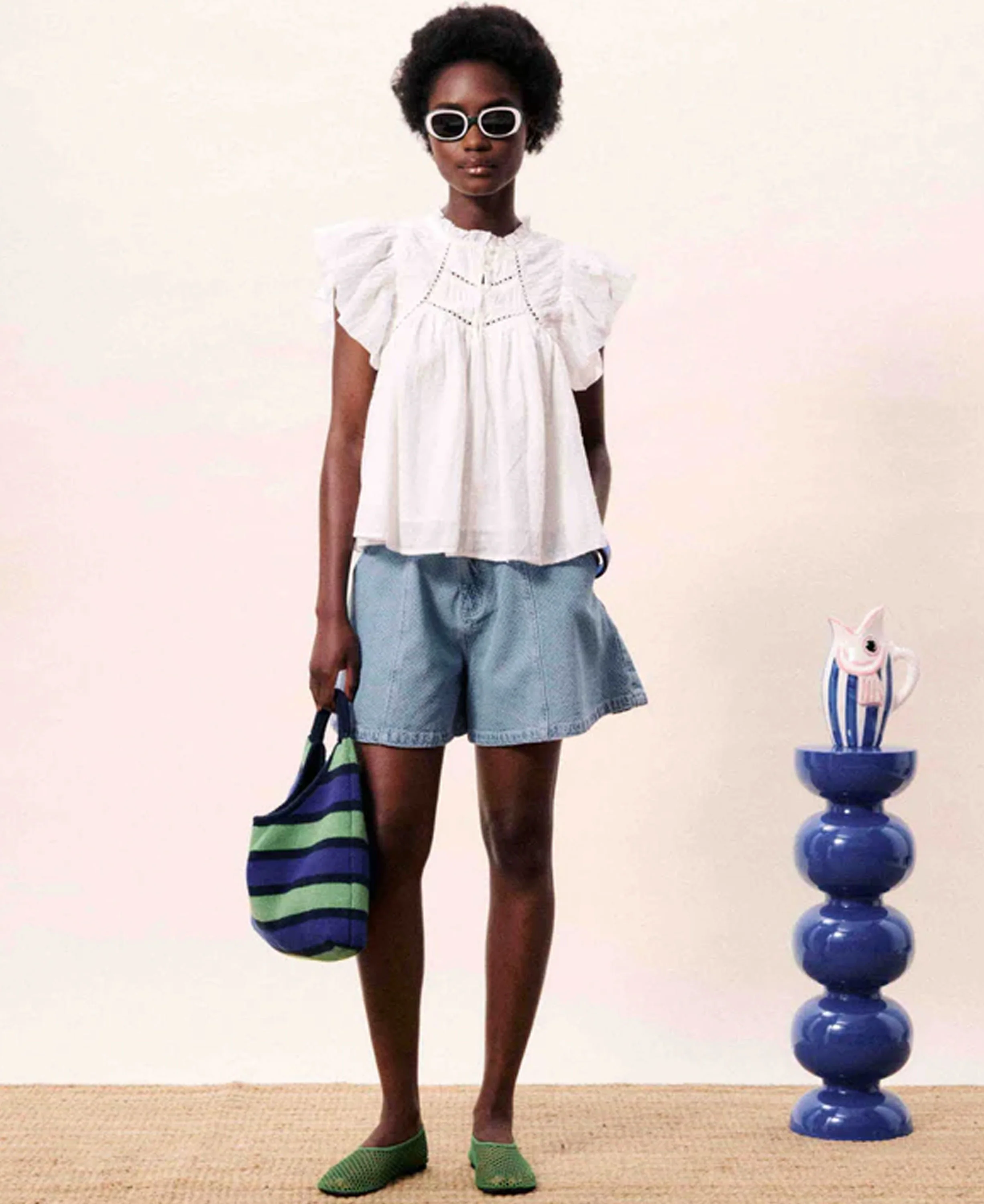 Detiana Blouse - Blanc - Image 2